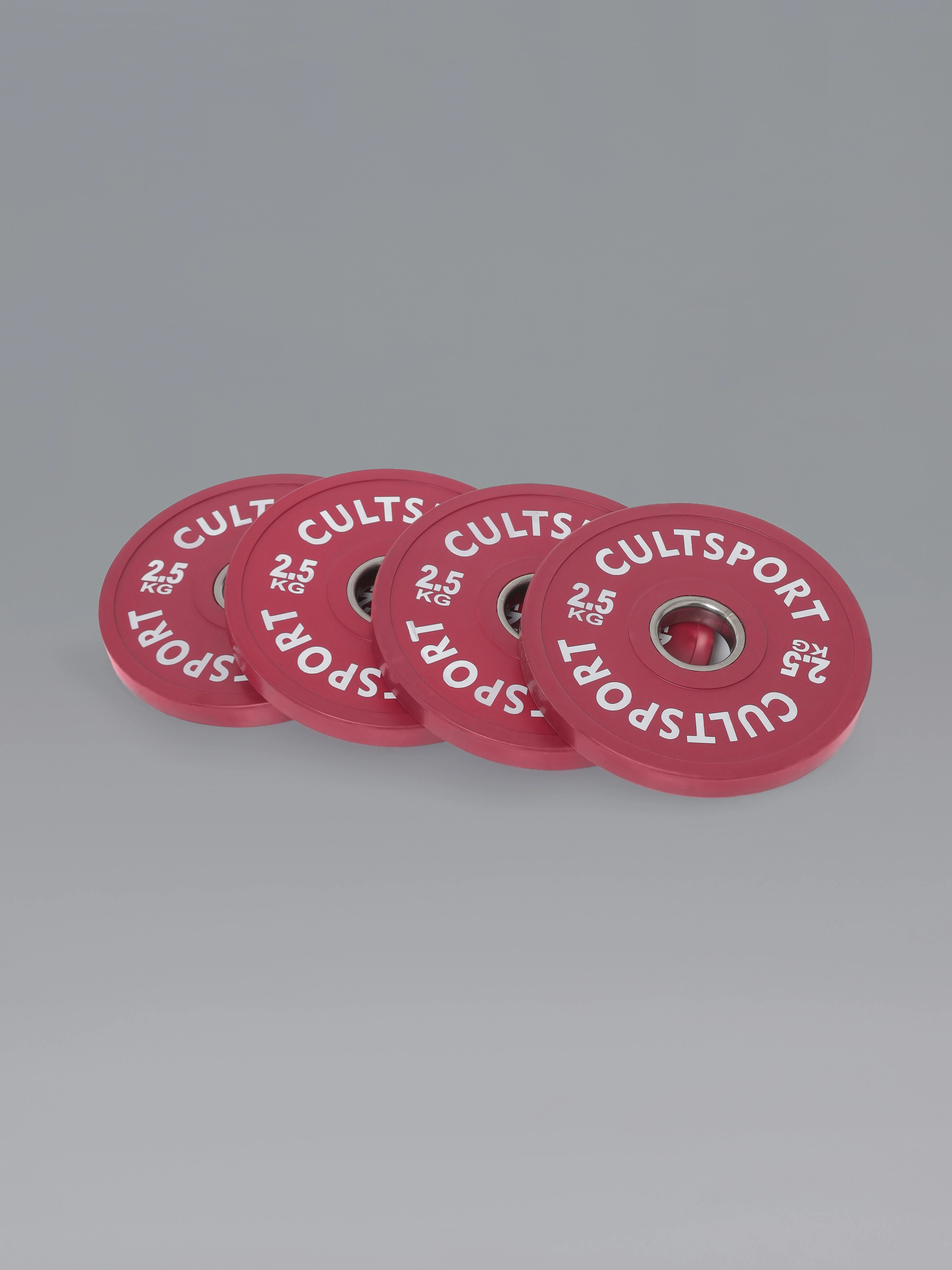 2.5kg Pack of 4 Colour Bumper Plate with rubber coating - Image 8