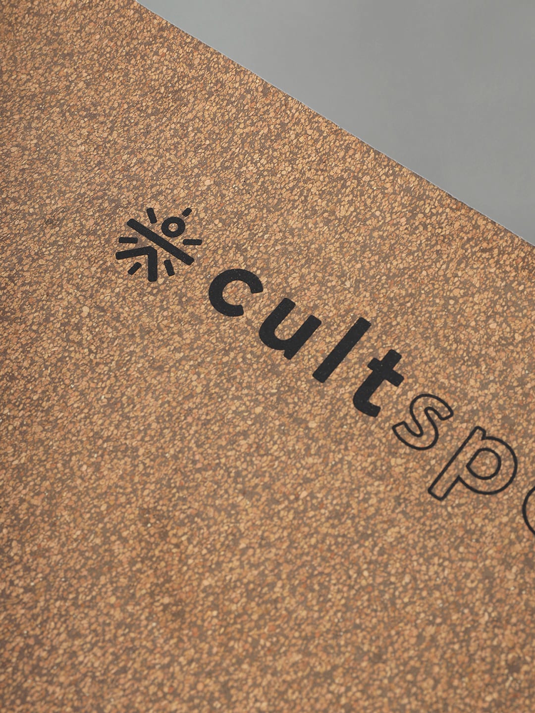 2 in 1 Workout/Yoga Cork (Eco Friendly) Mat (3mm) With Stance Marking - Image 6