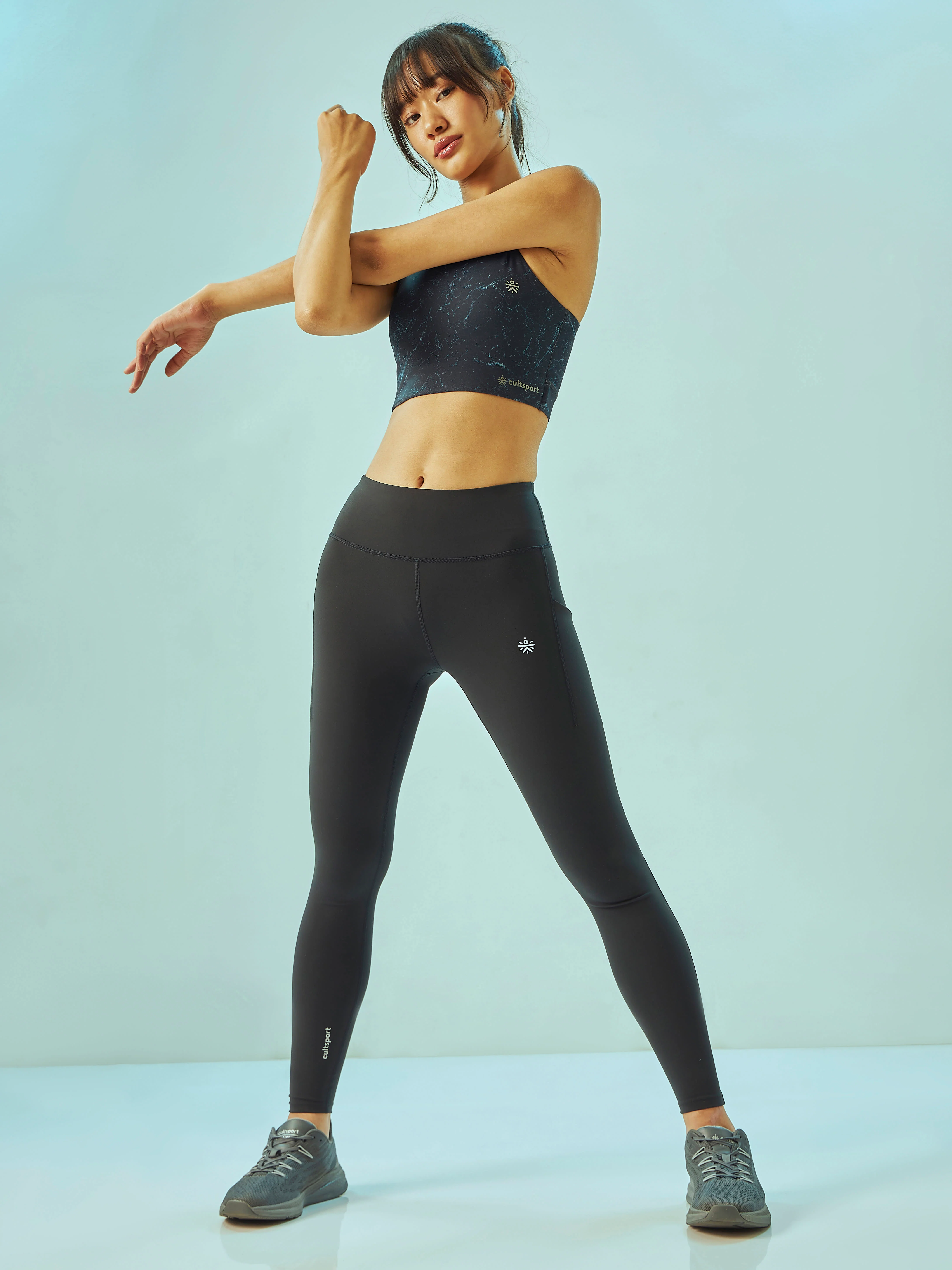 AbsoluteFit Solid Workout Tights - Image 2