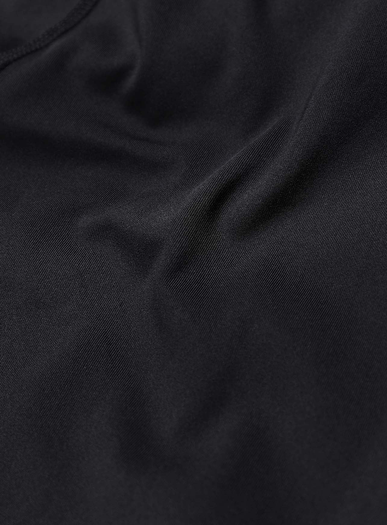 Black Absolute Fit Tights with Logo Print and Back Pocket - Image 10