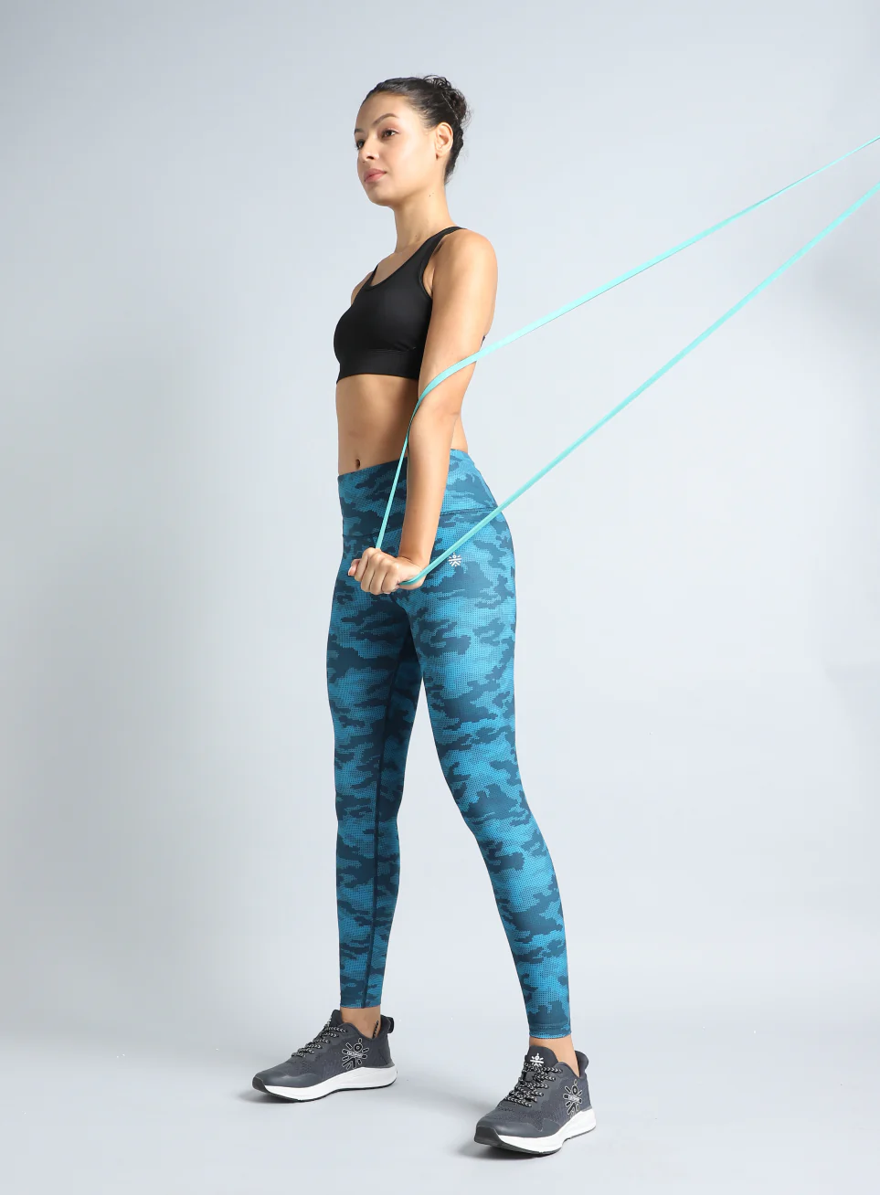 AbsoluteFit Camo Print Tights - Image 3