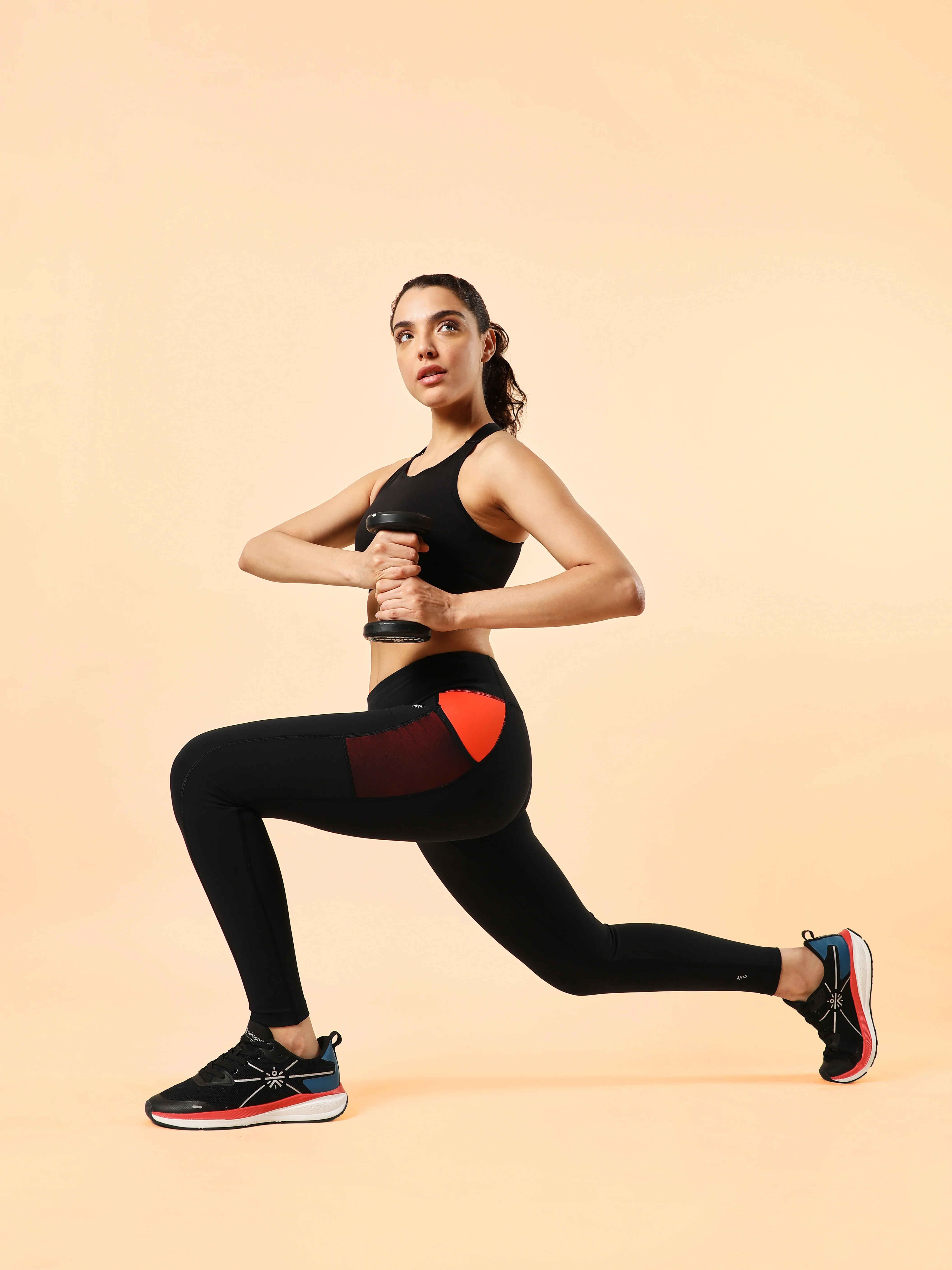 AbsoluteFit Neon Pop Leggings with side pockets - Image 3