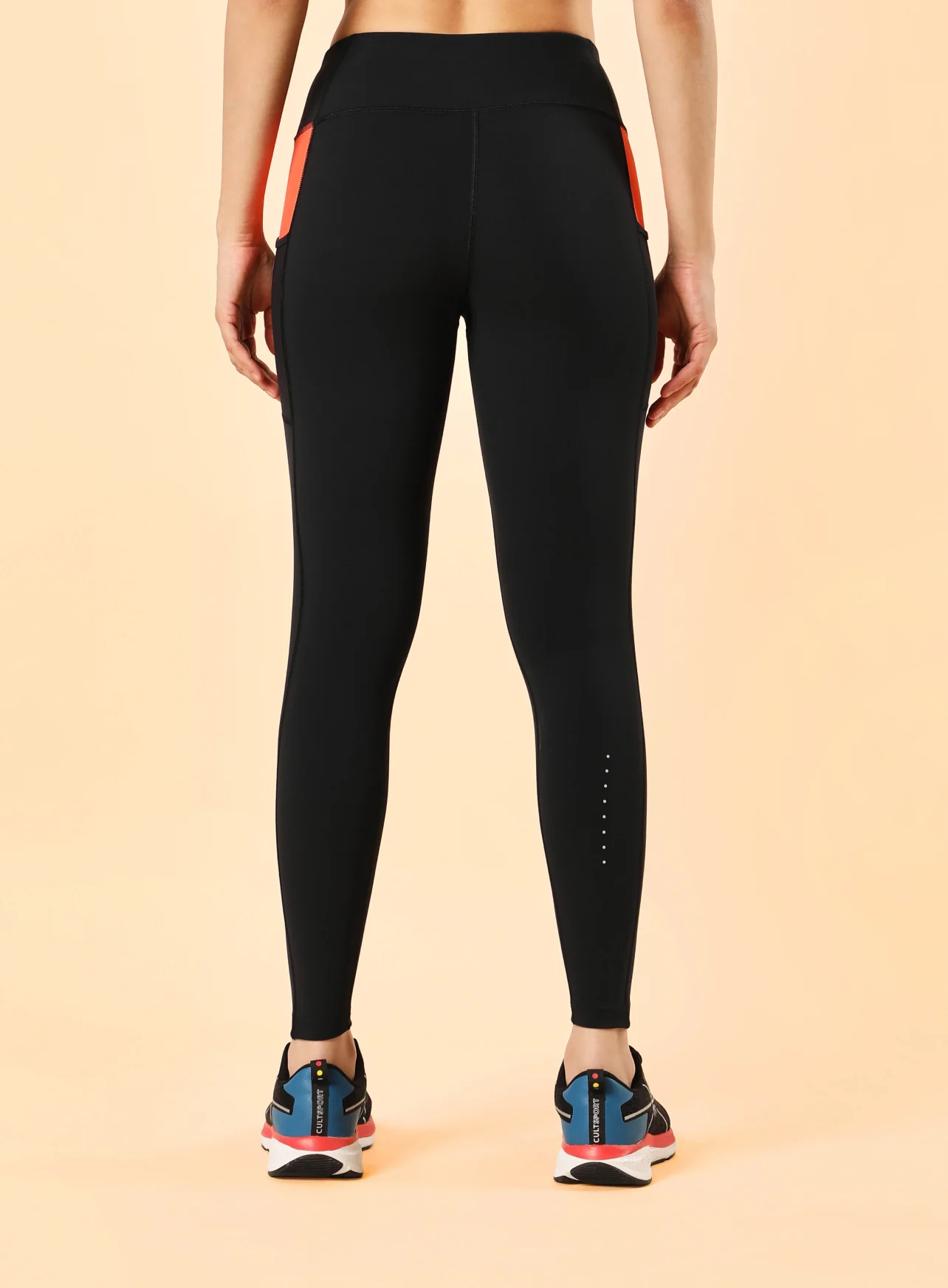 AbsoluteFit Neon Pop Leggings with side pockets - Image 6