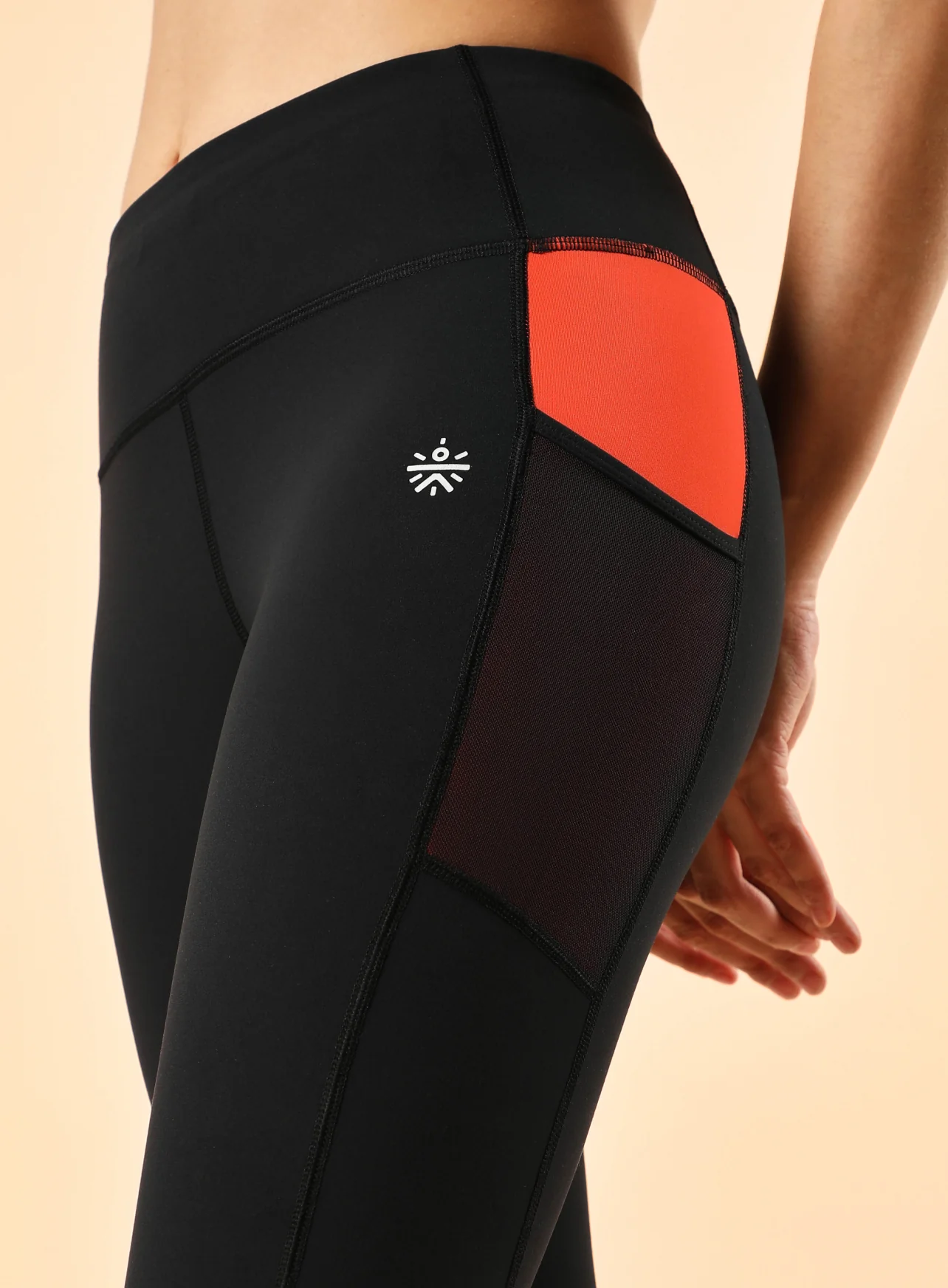 AbsoluteFit Neon Pop Leggings with side pockets - Image 8