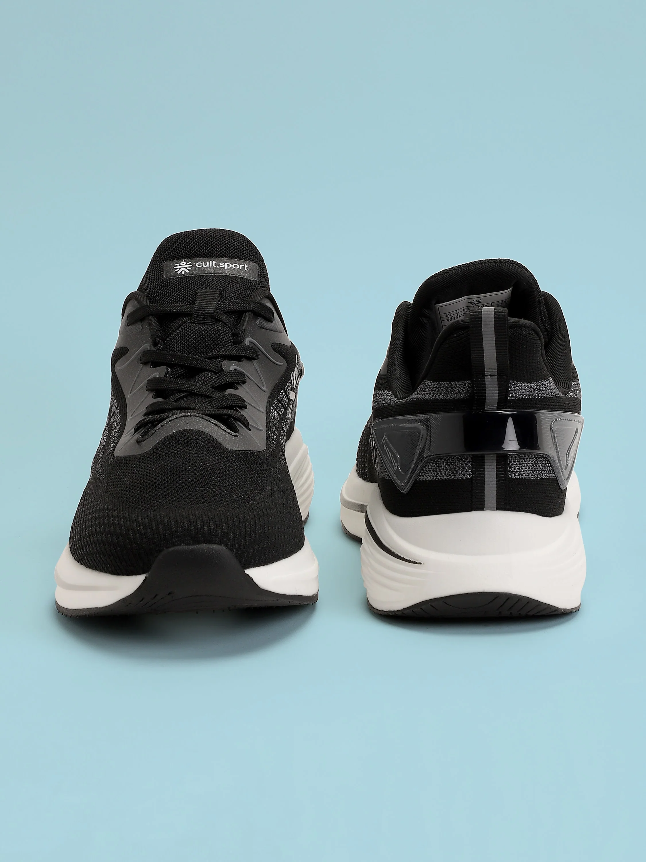 cult Active Men Running Shoes - Black - Image 5