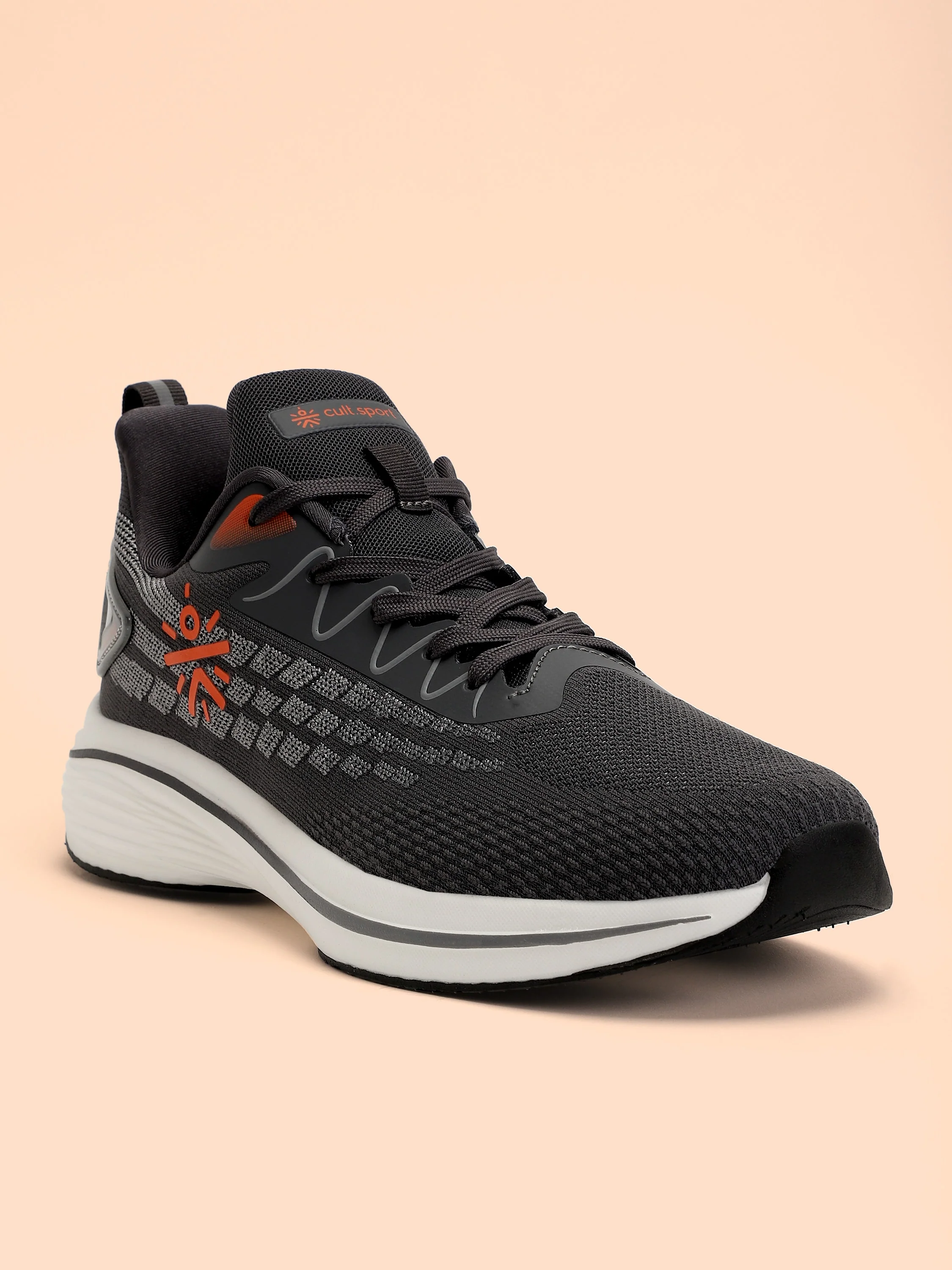 cult Active Men Running Shoes - Dark Grey - Image 11