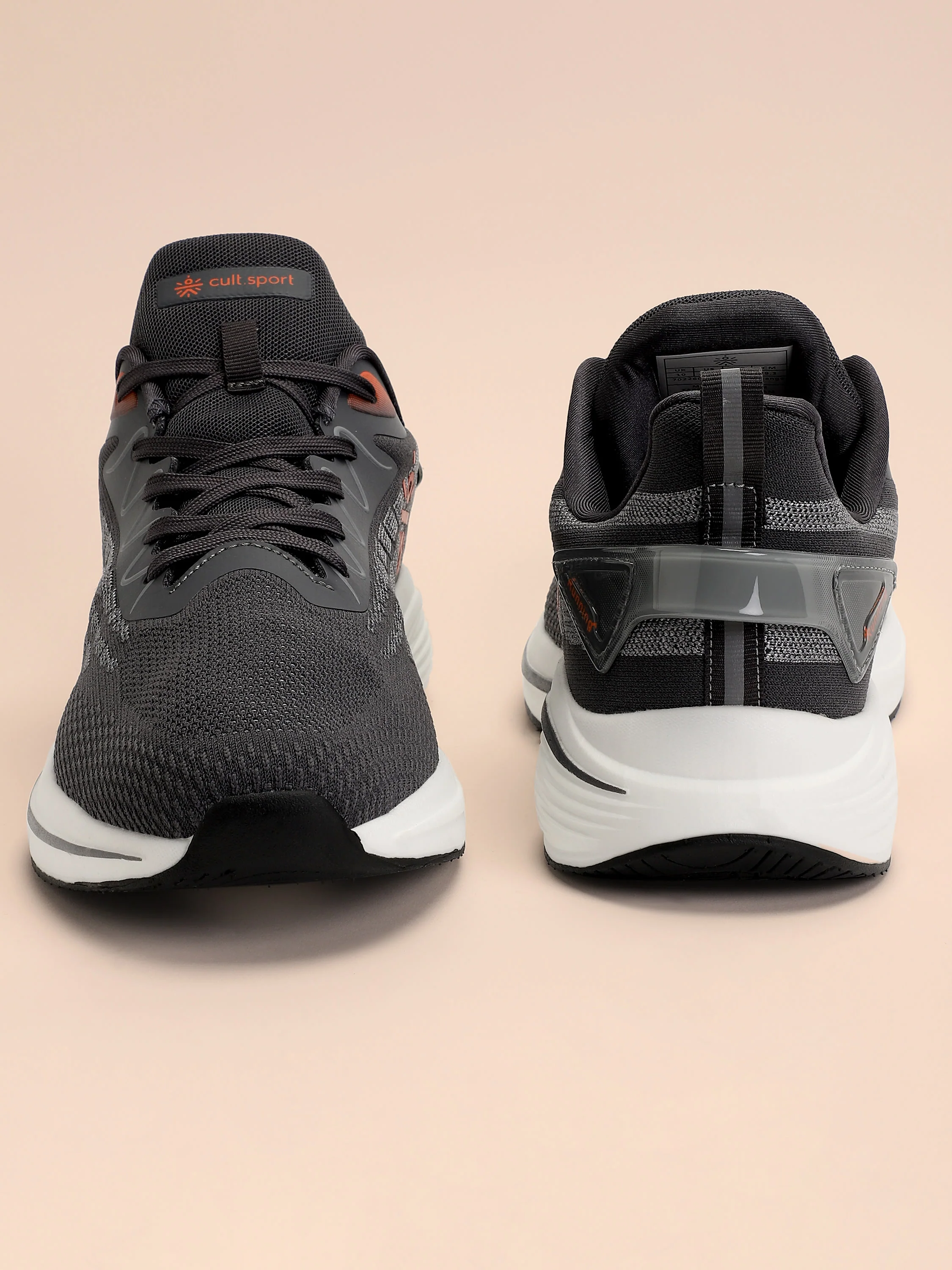 cult Active Men Running Shoes - Dark Grey - Image 4