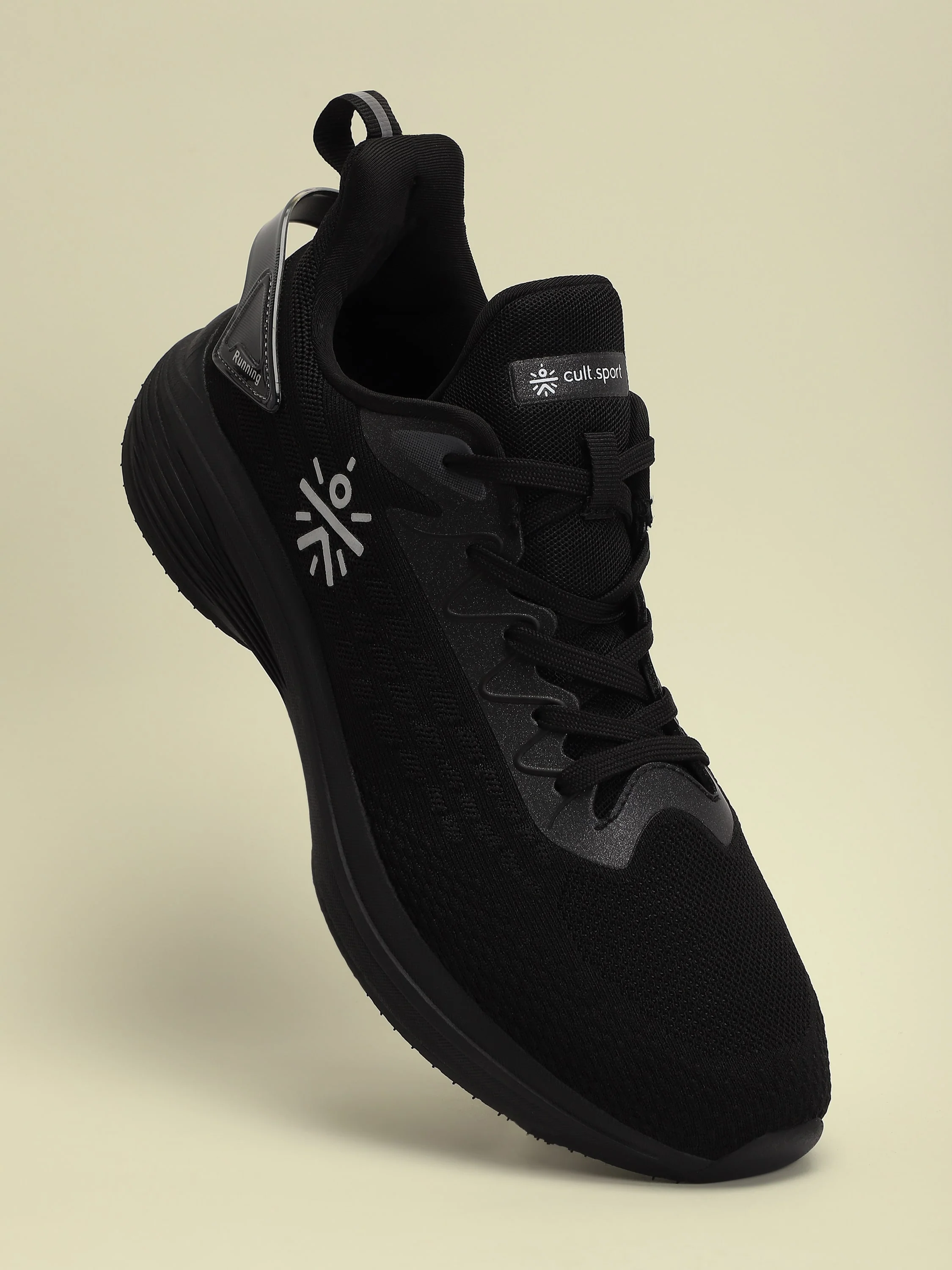 cult Active Men Running Shoes - Black - Image 2