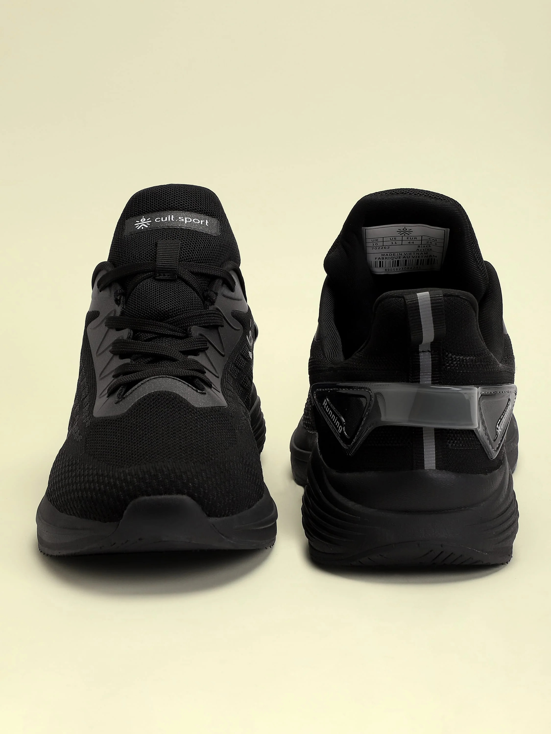 cult Active Men Running Shoes - Black - Image 4