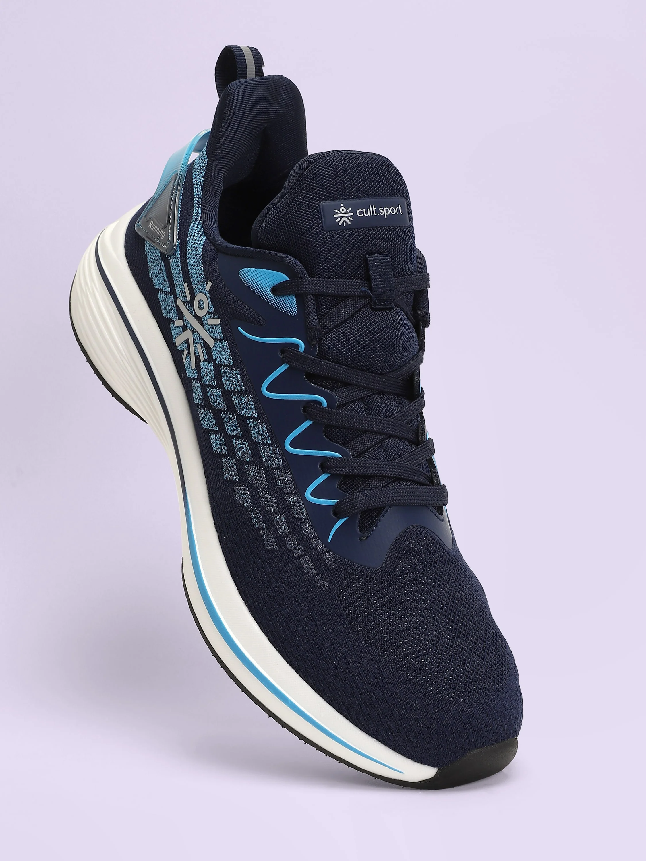cult Active Men Running Shoes - Navy Blue - Image 2