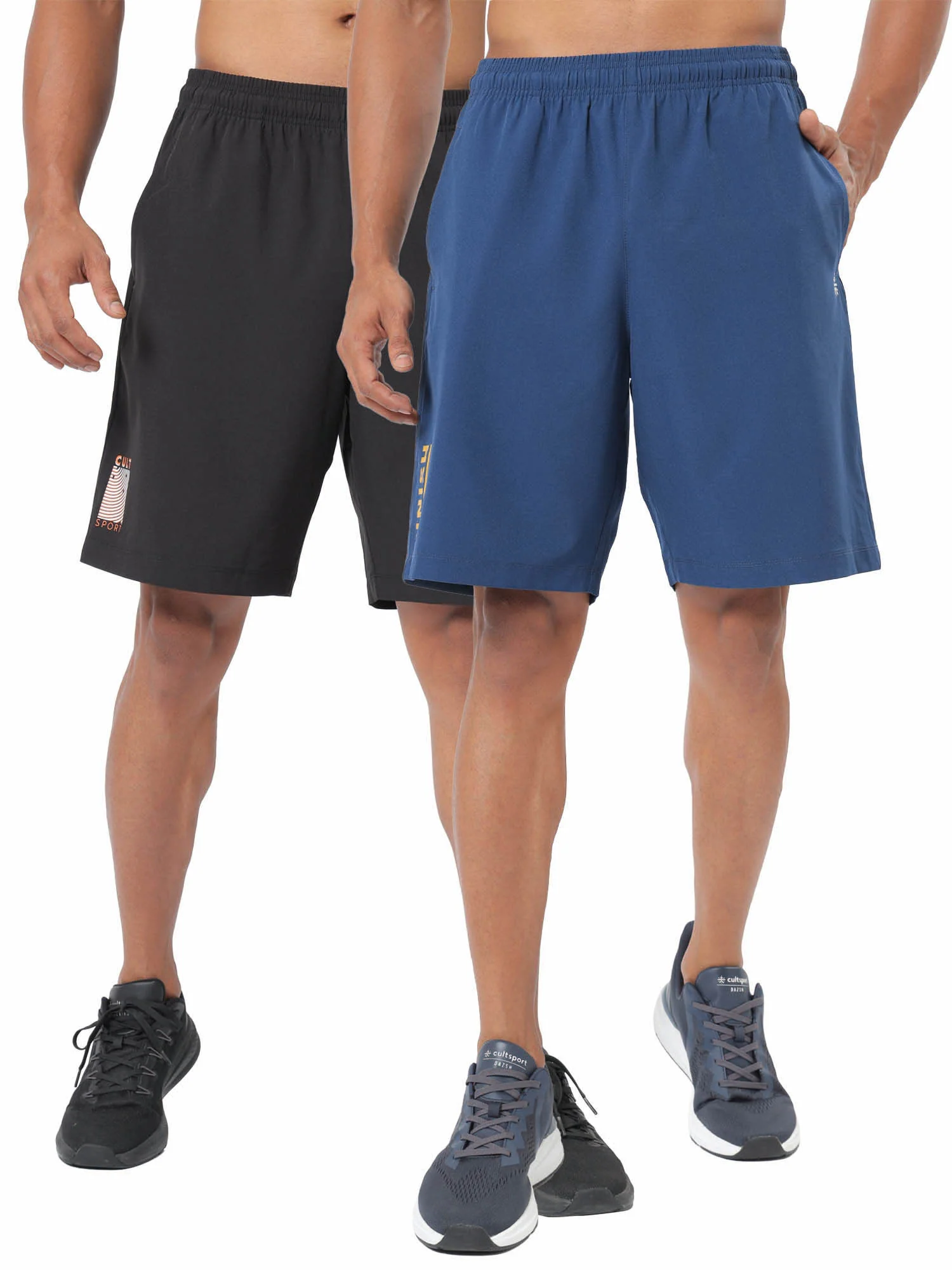 Active Shorts with Minimal Graphic Pack of 2 - Image 8