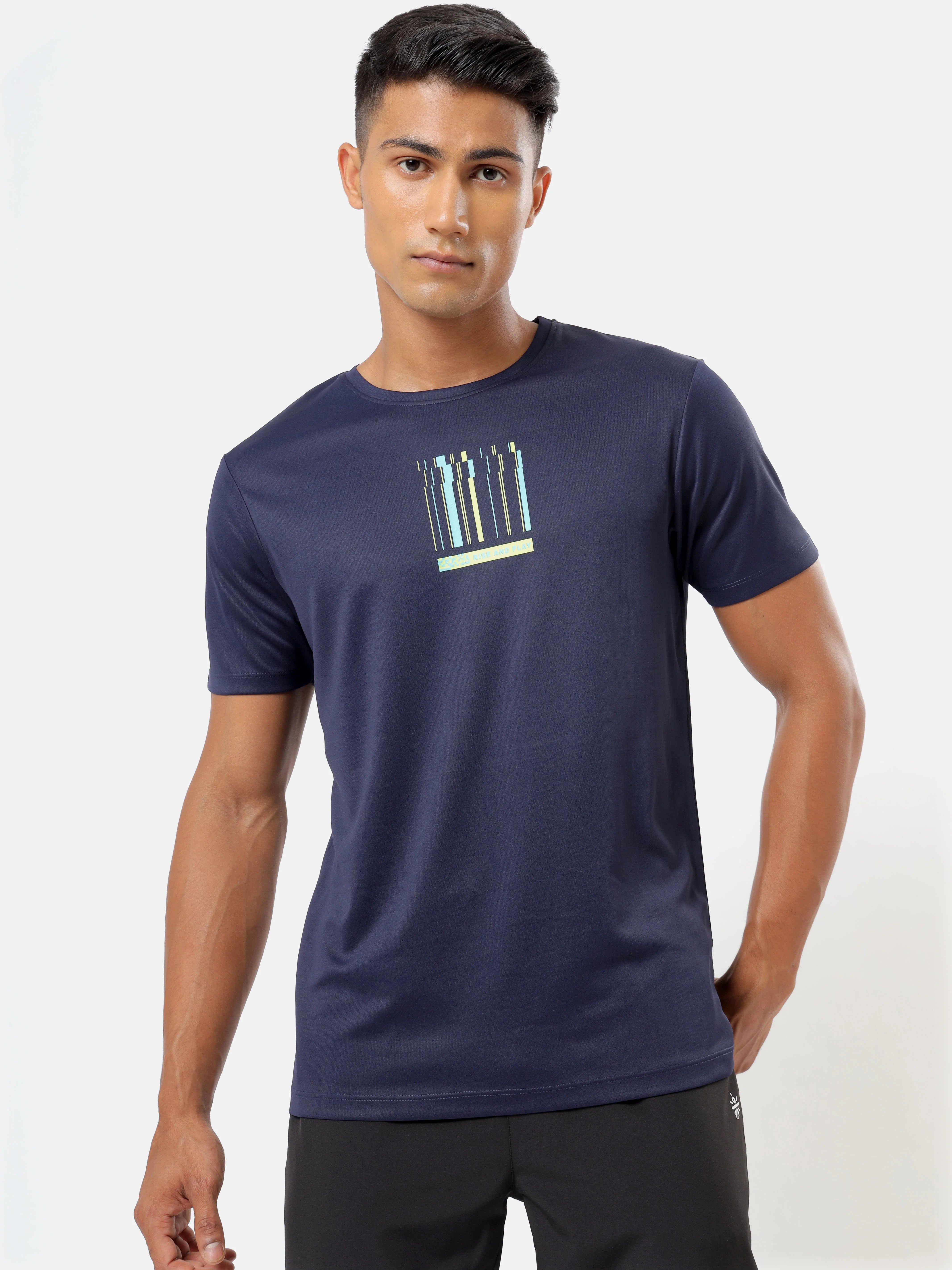 Active T-shirt with Placement Graphic Pack of 2 - Image 5