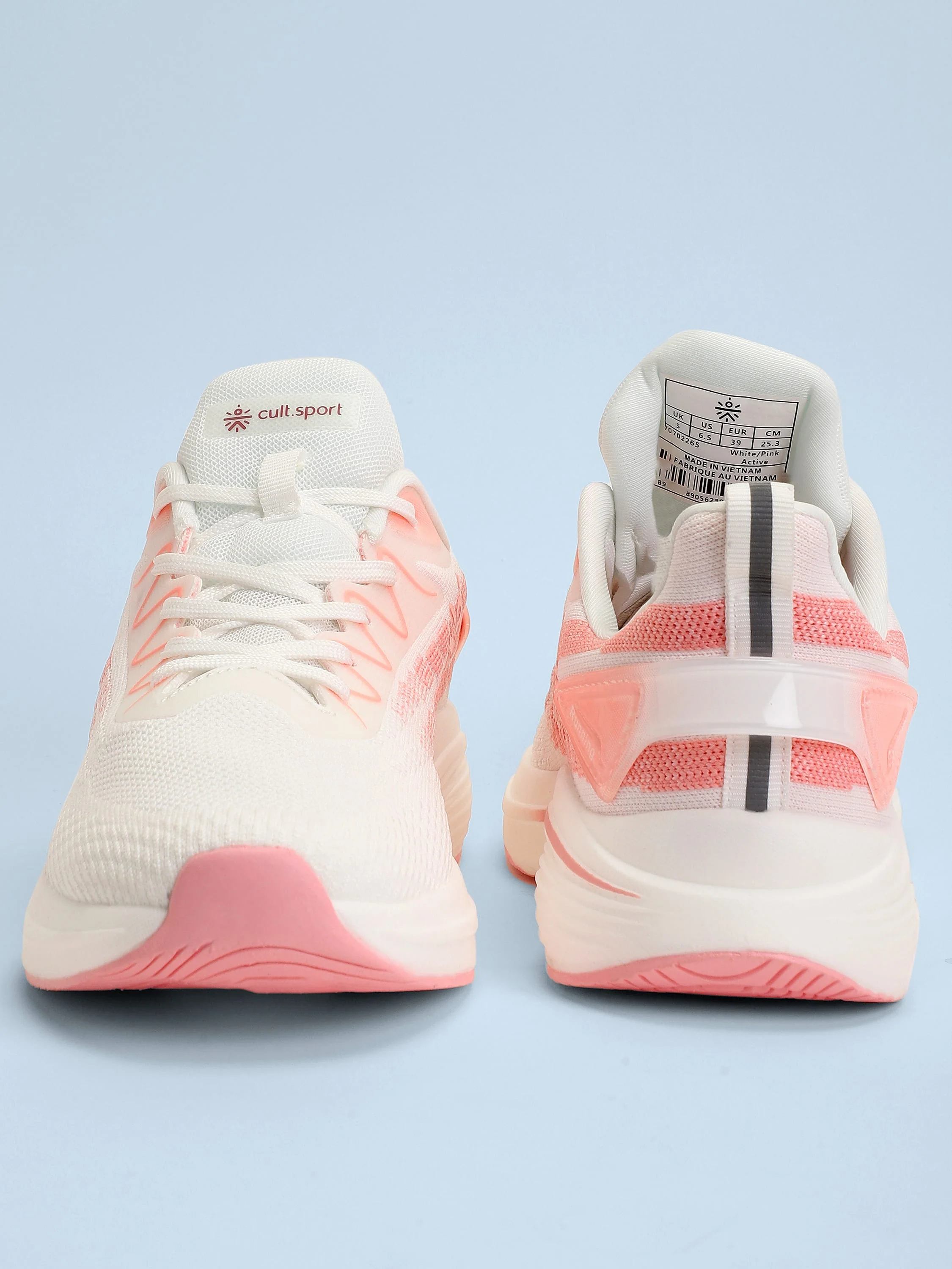 cult Active Women Running Shoes - White/Peach - Image 4
