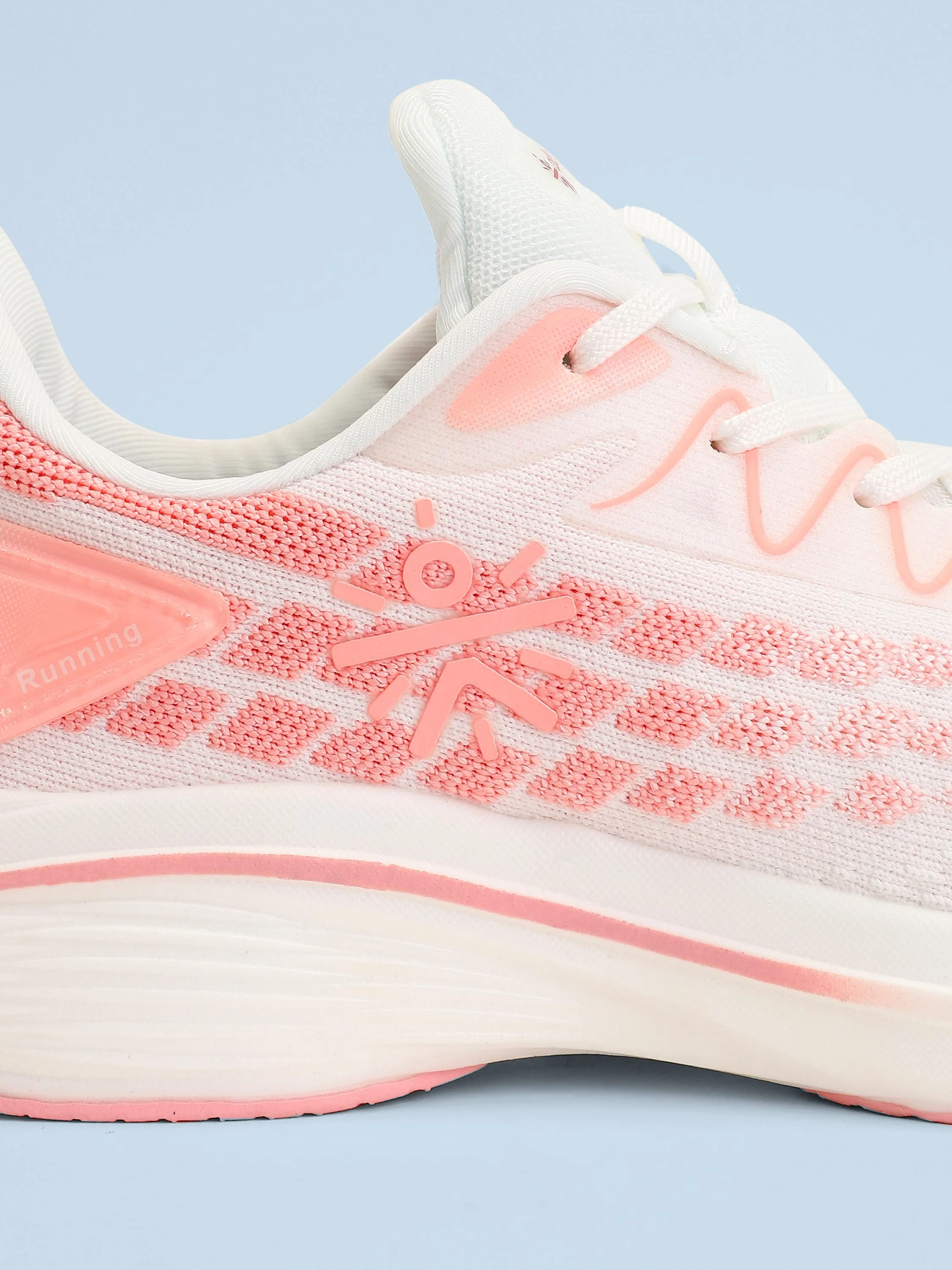 cult Active Women Running Shoes - White/Peach - Image 8