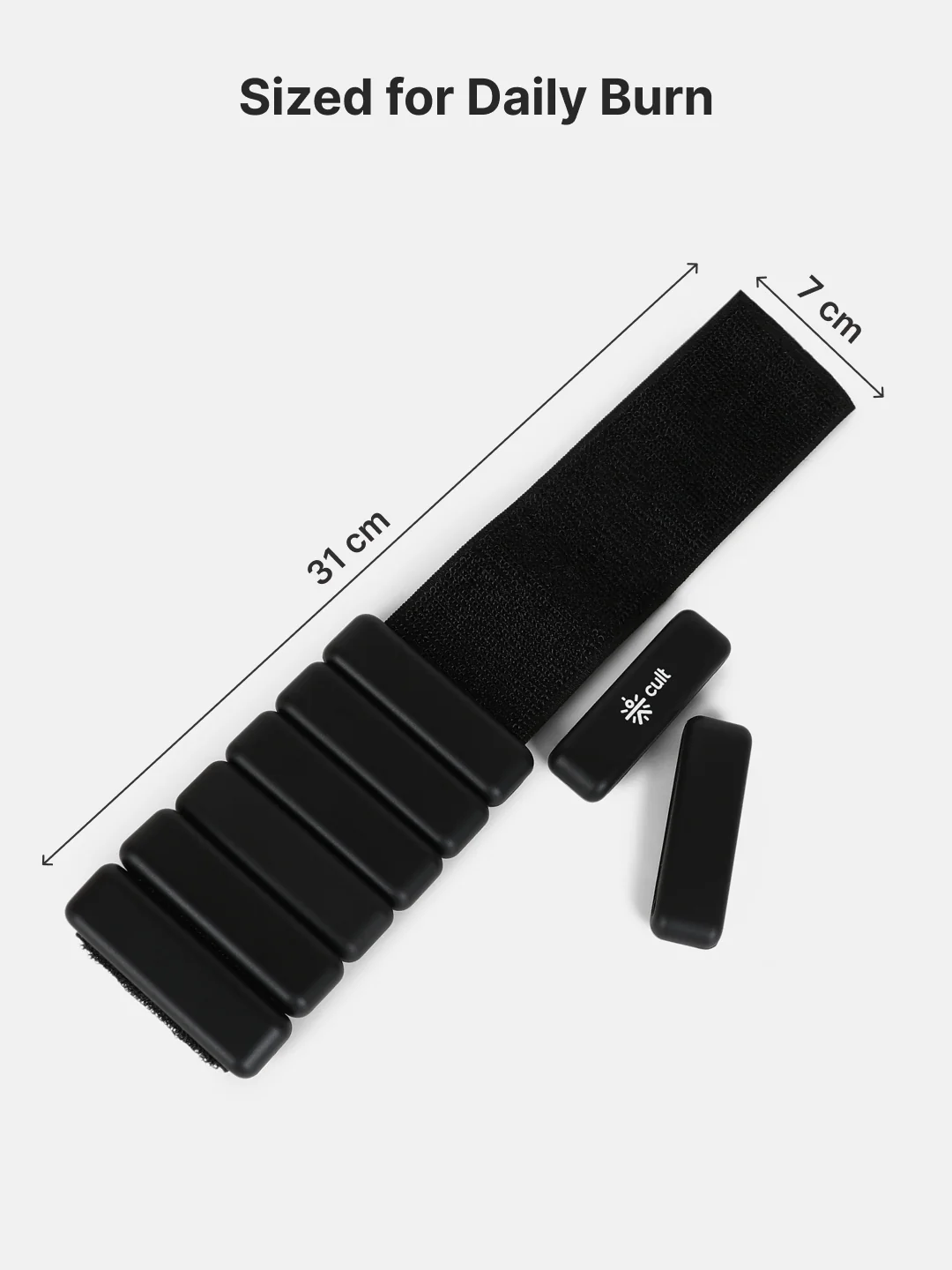 Adjustable Ankle and Wrist Weights (450 g X 2) pair with Removable 60 g Slots Blue  Customizable Weights for Running, Walking, Yoga & Workouts - Image 7
