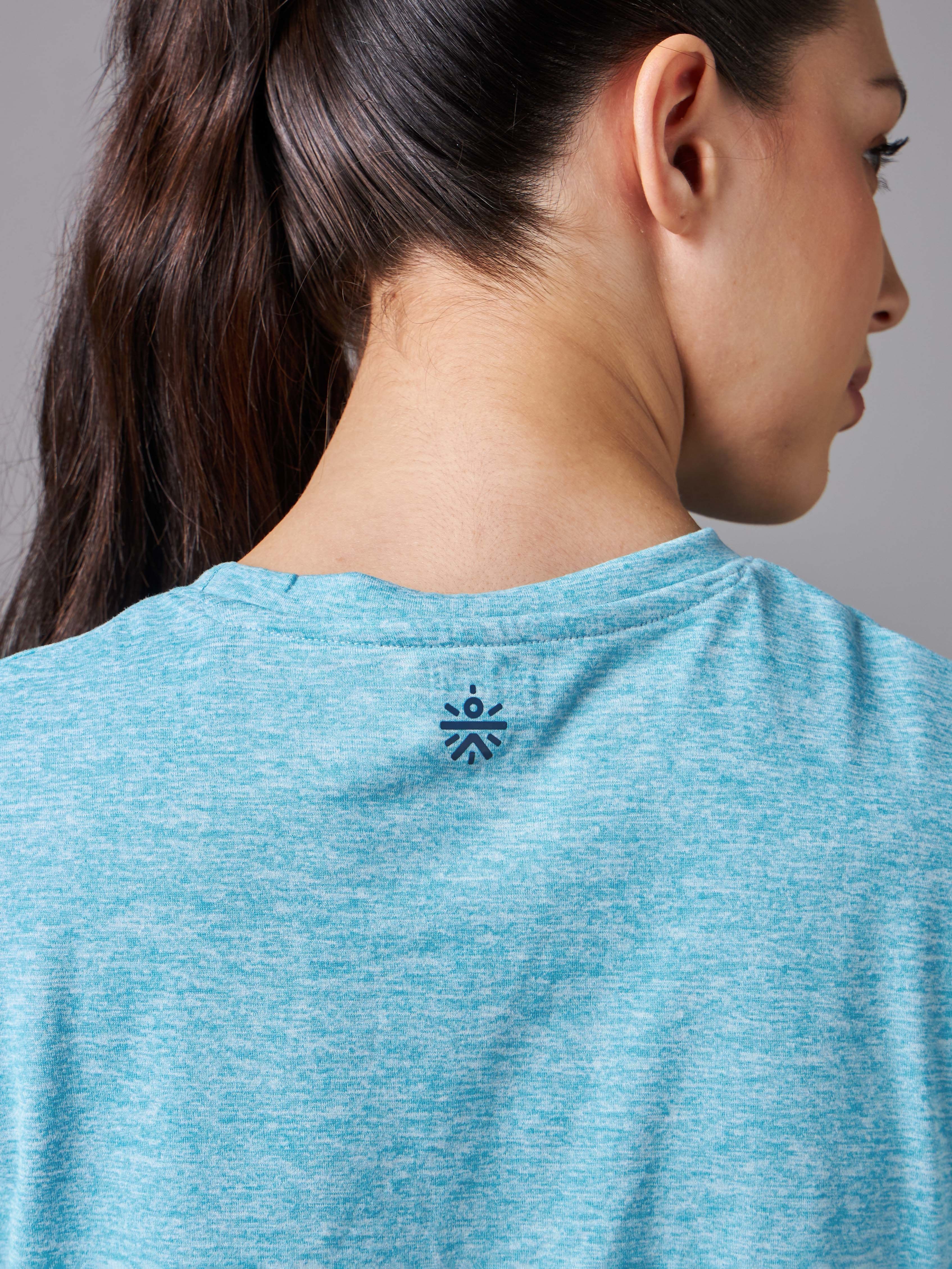 Women's All Day Workout Blue Comfortech T-shirt - Image 7
