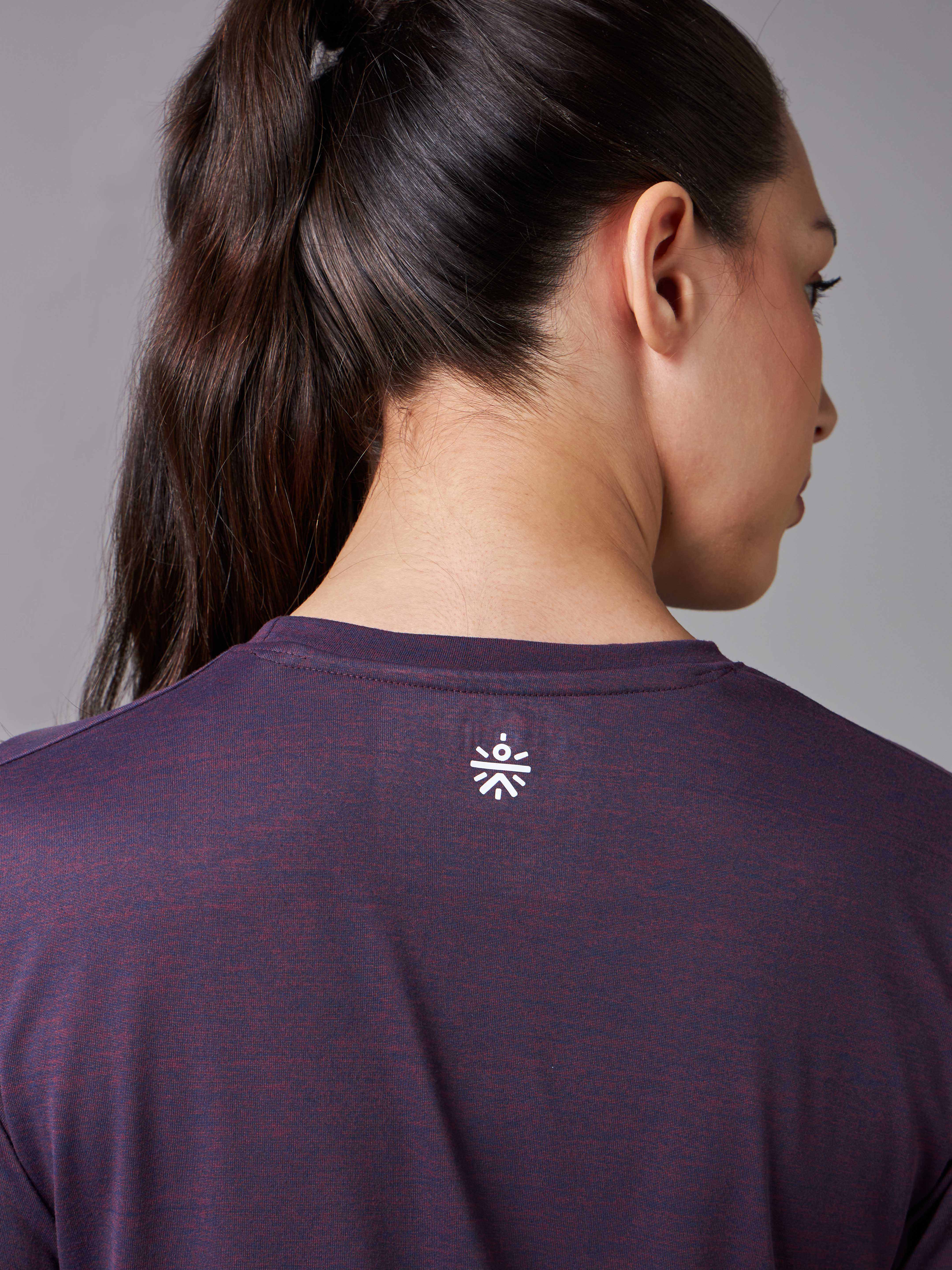 Women's All Day Workout Purple Comfortech T-shirt - Image 6