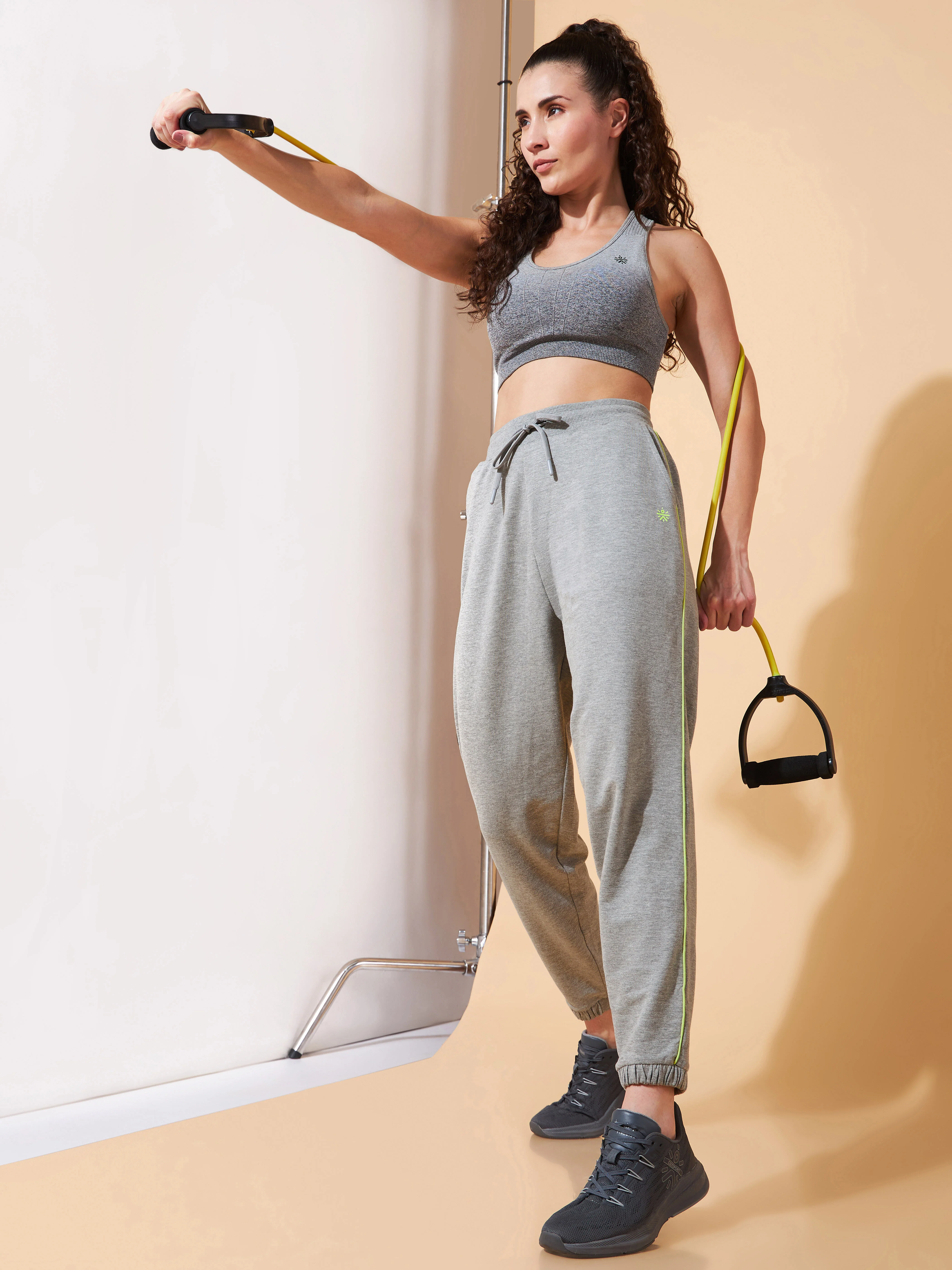 Women Grey Anyday Anywhere Joggers - Image 2