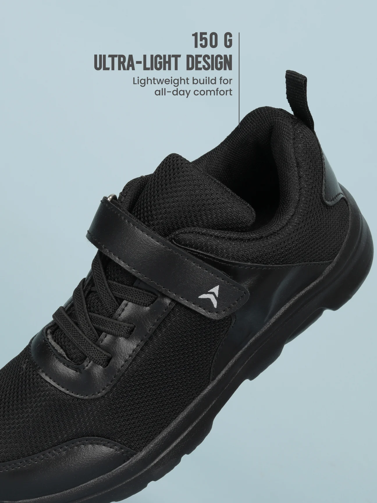 Avant Kid's Unisex PlayDash School Shoes - Black - Image 5