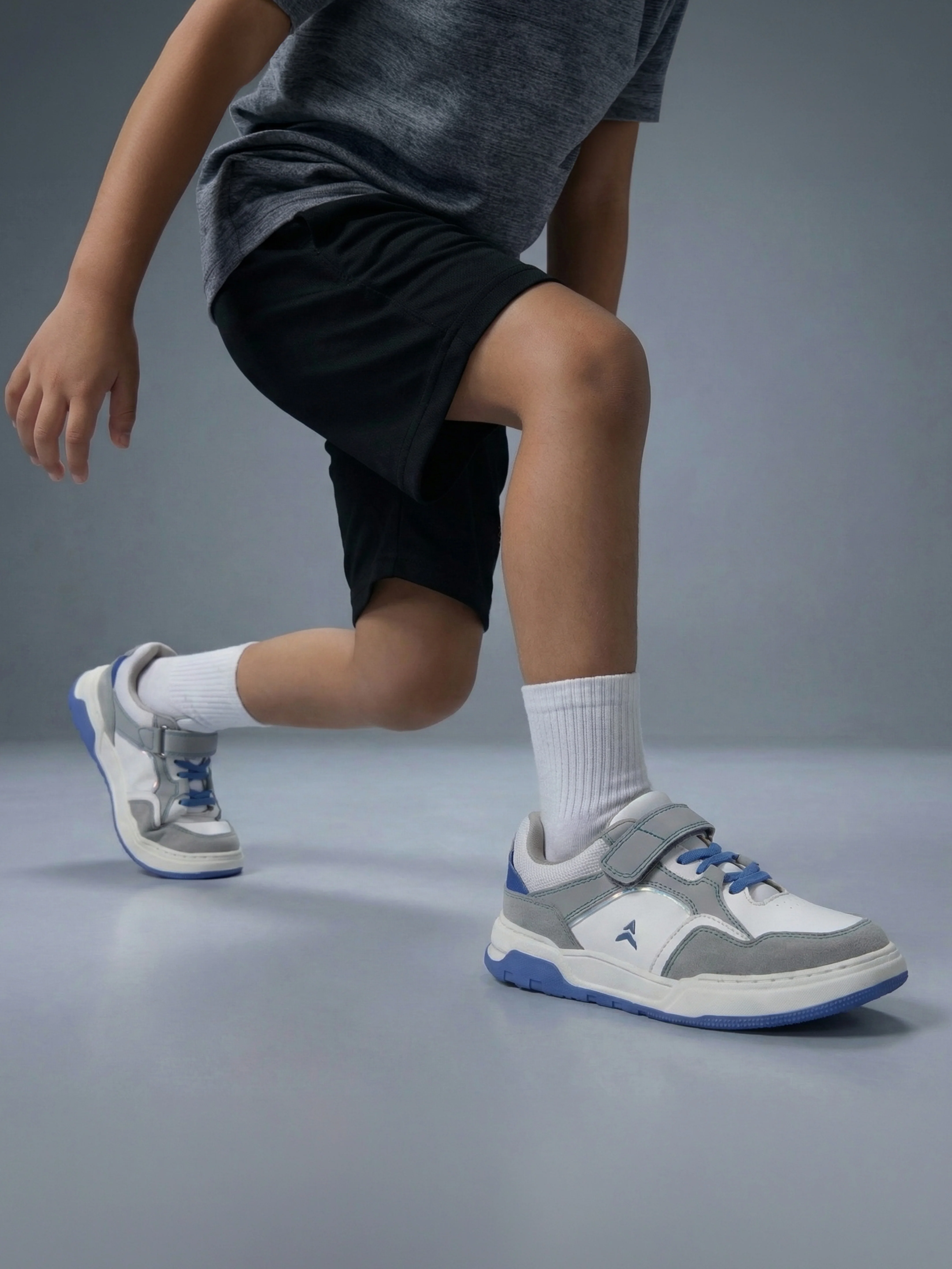 Avant Kids Jetster Sneaker - Grey/Blue - Image 2