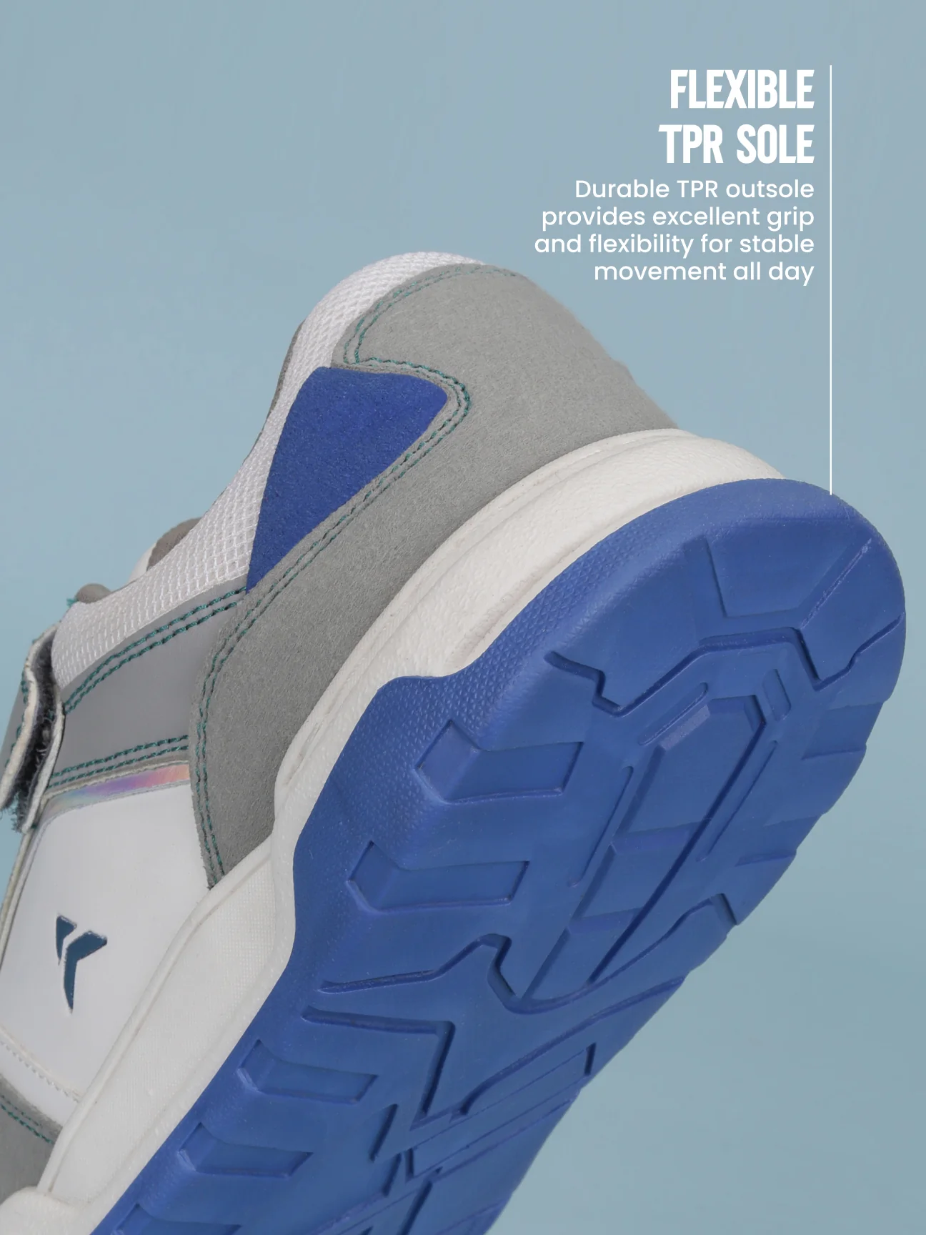 Avant Kids Jetster Sneaker - Grey/Blue - Image 6