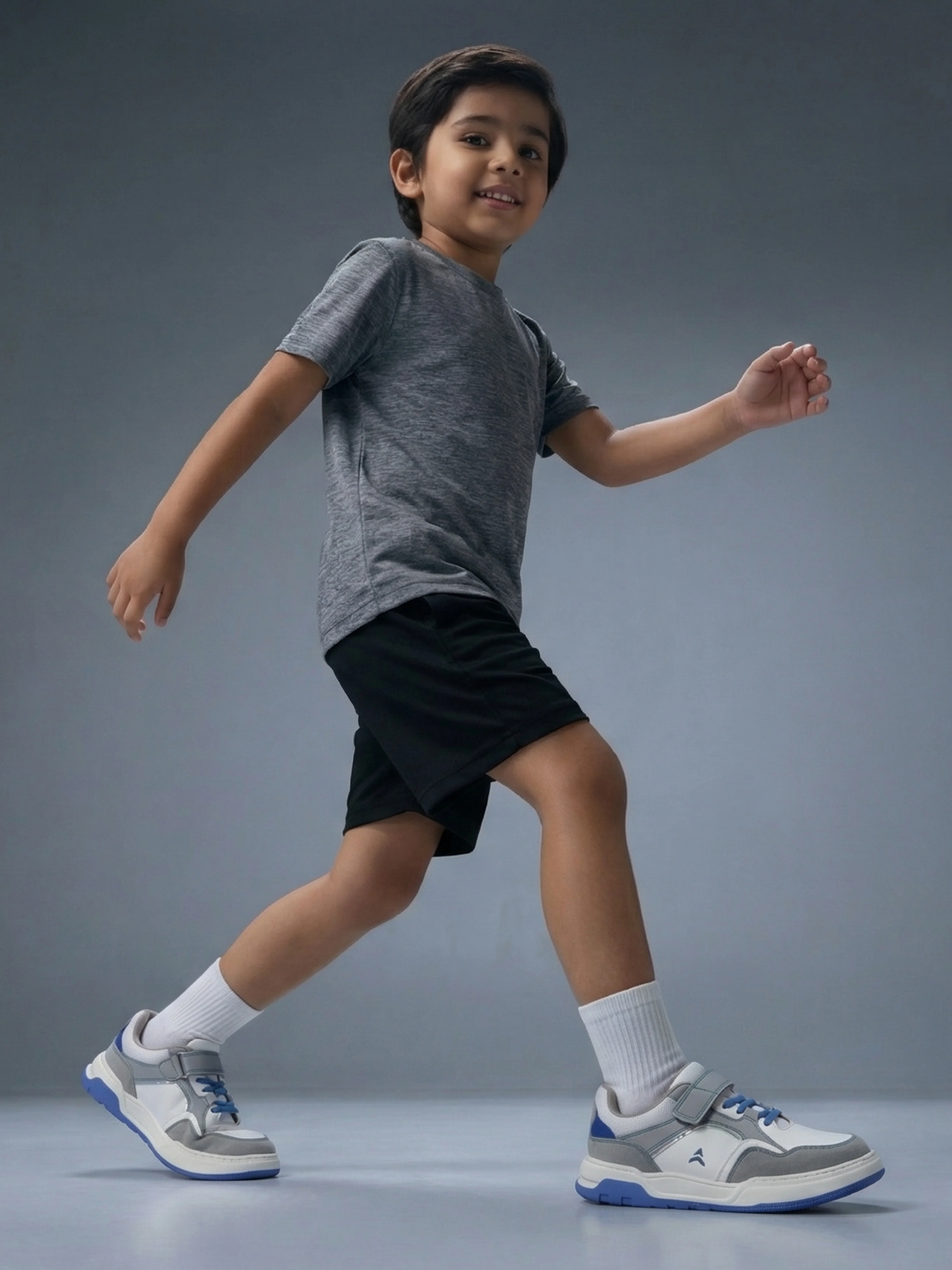 Avant Kids Jetster Sneaker - Grey/Blue - Image 7