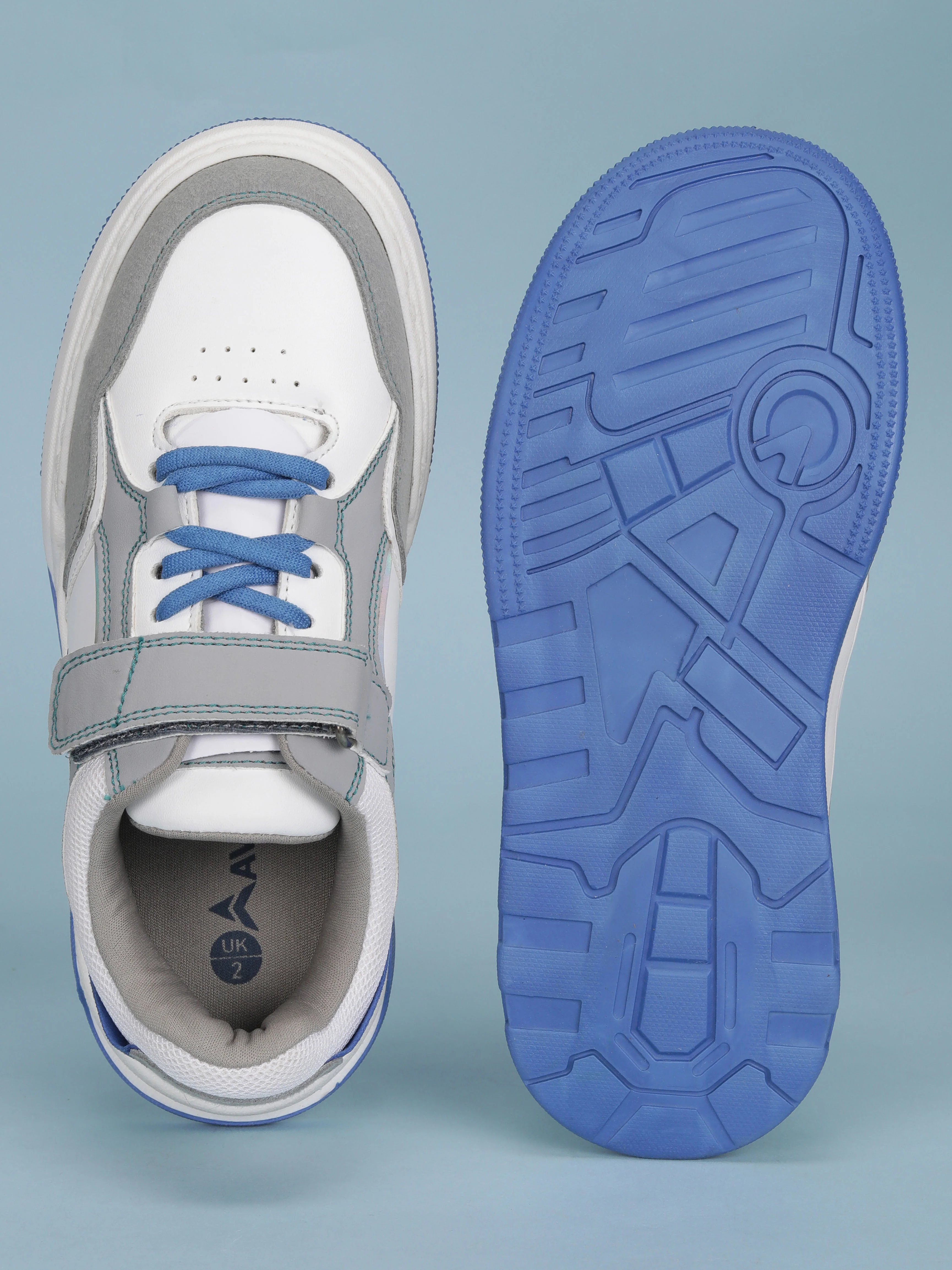 Avant Kids Jetster Sneaker - Grey/Blue - Image 8