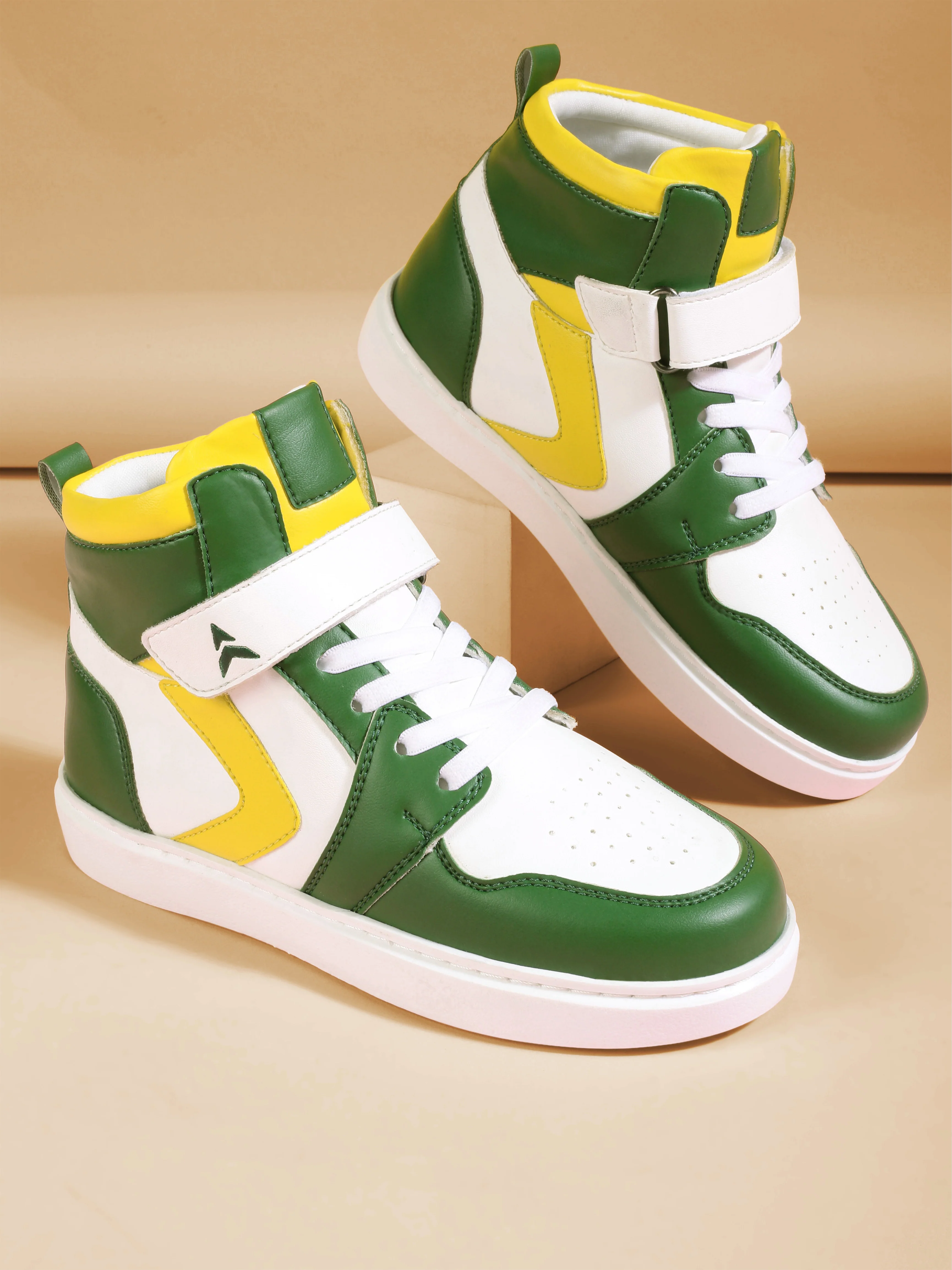 Avant Kids MiniMaverick Sneaker - Green/Yellow - Image 2