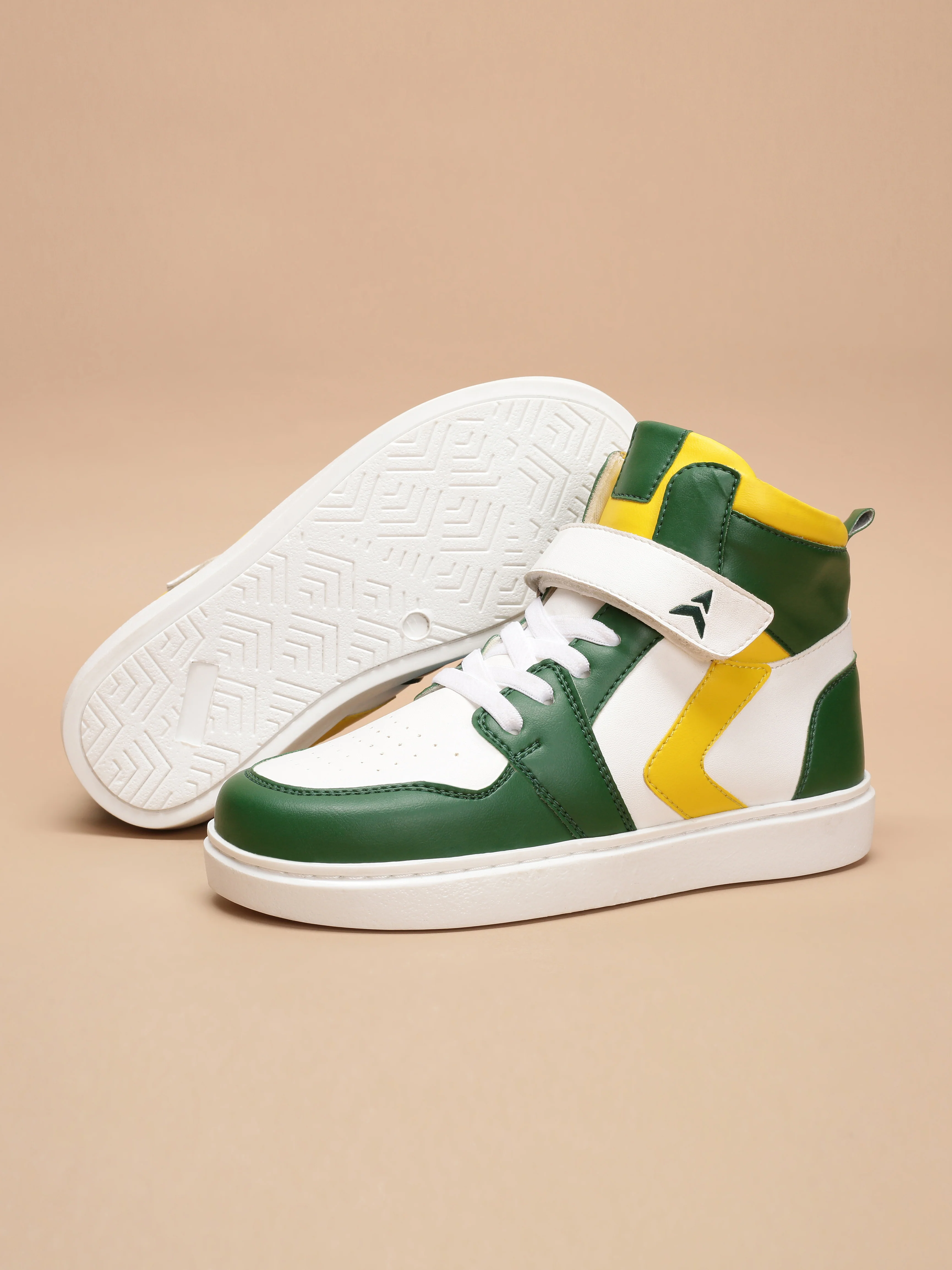 Avant Kids MiniMaverick Sneaker - Green/Yellow - Image 4