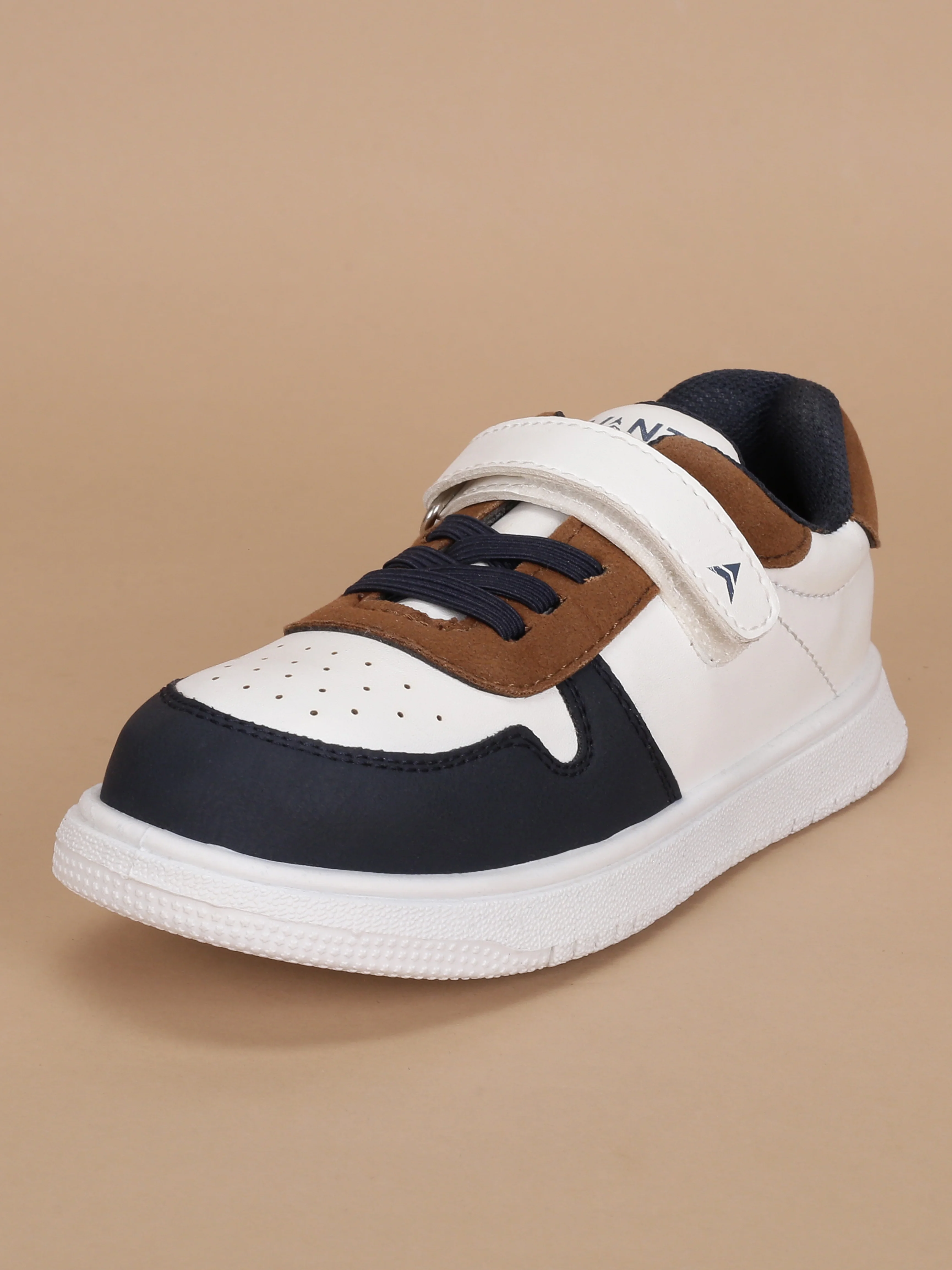Avant Kids MiniVogue Sneakers - Tan/Navy - Image 3