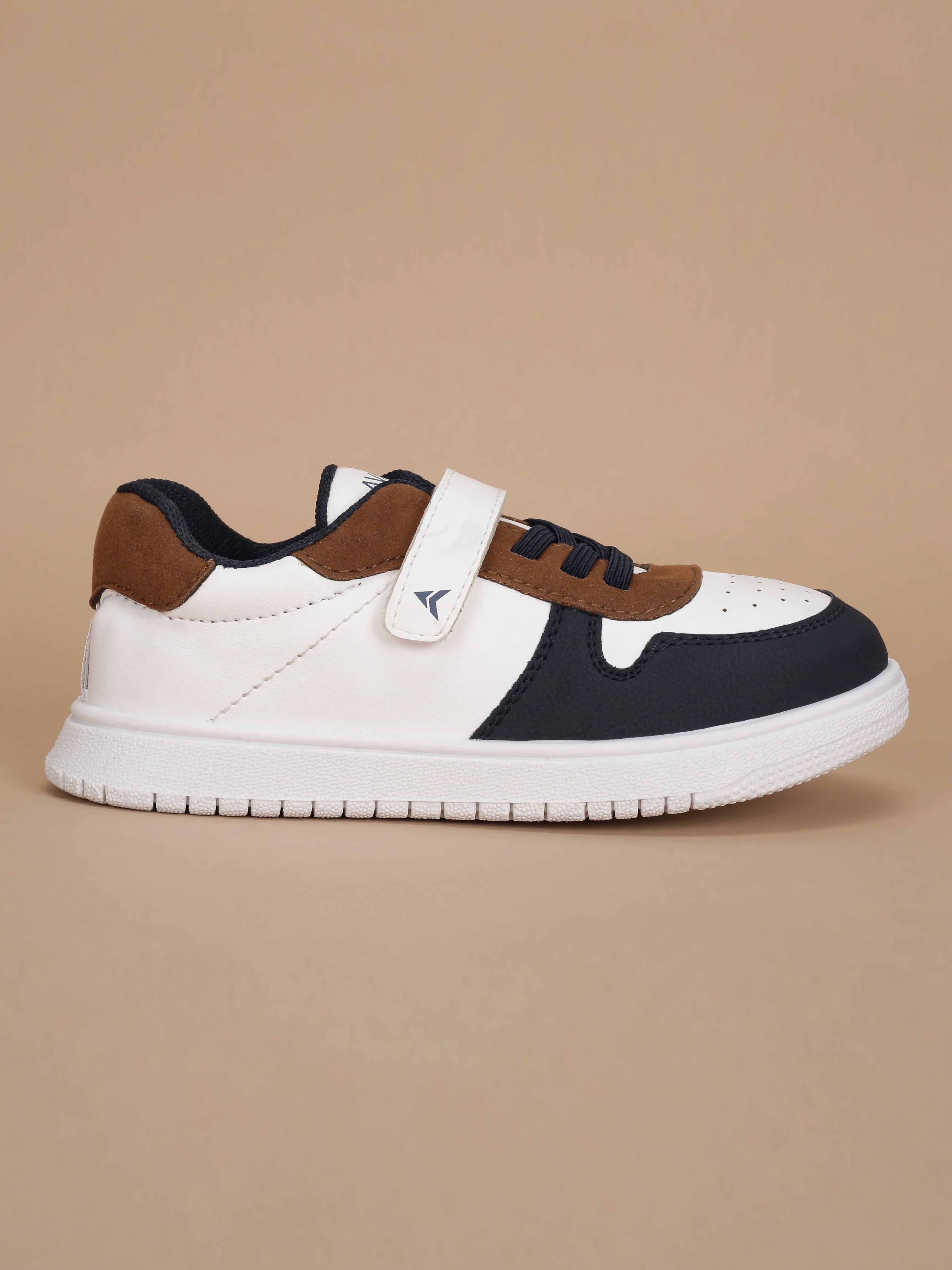 Avant Kids MiniVogue Sneakers - Tan/Navy - Image 4