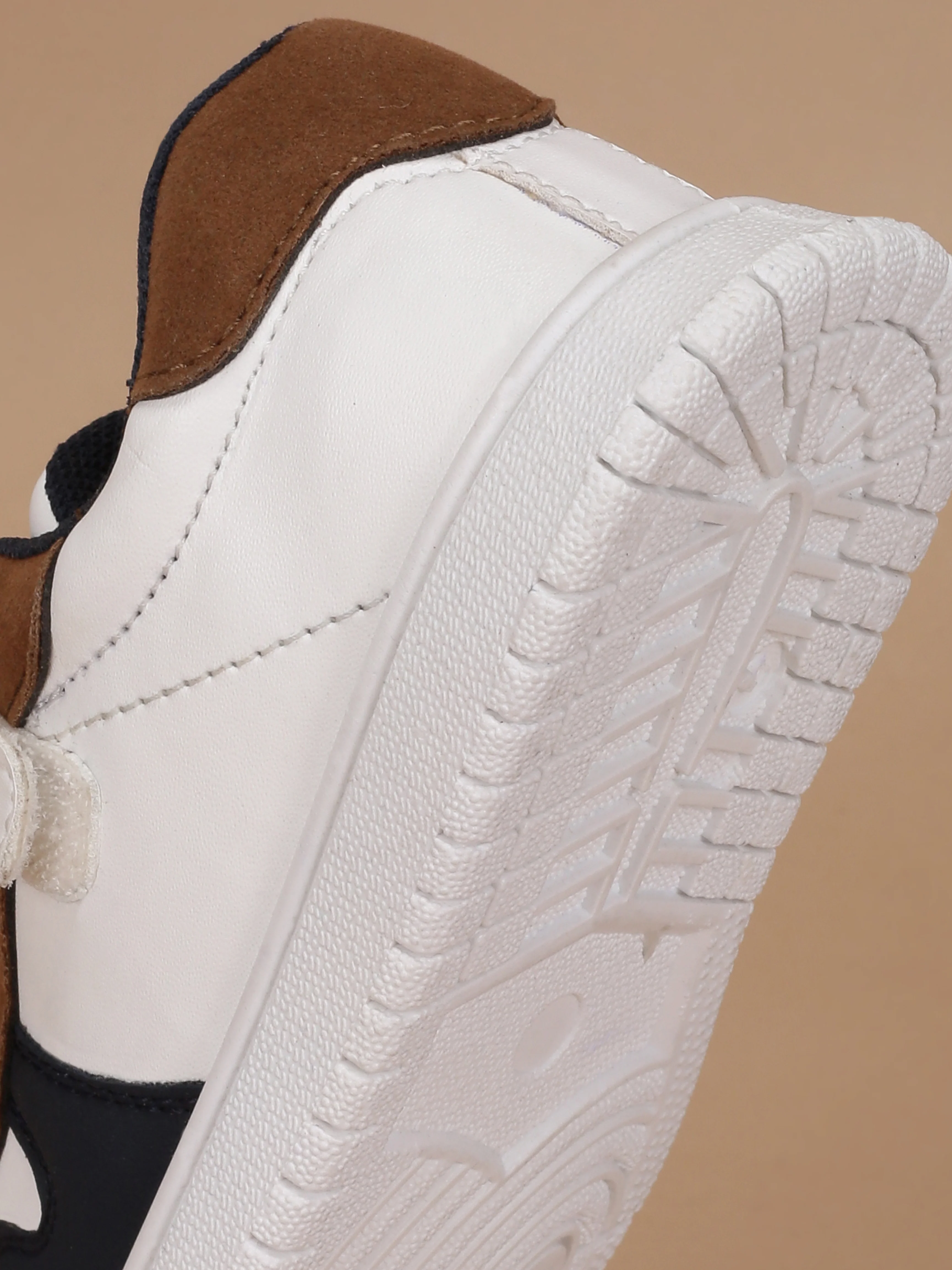 Avant Kids MiniVogue Sneakers - Tan/Navy - Image 7