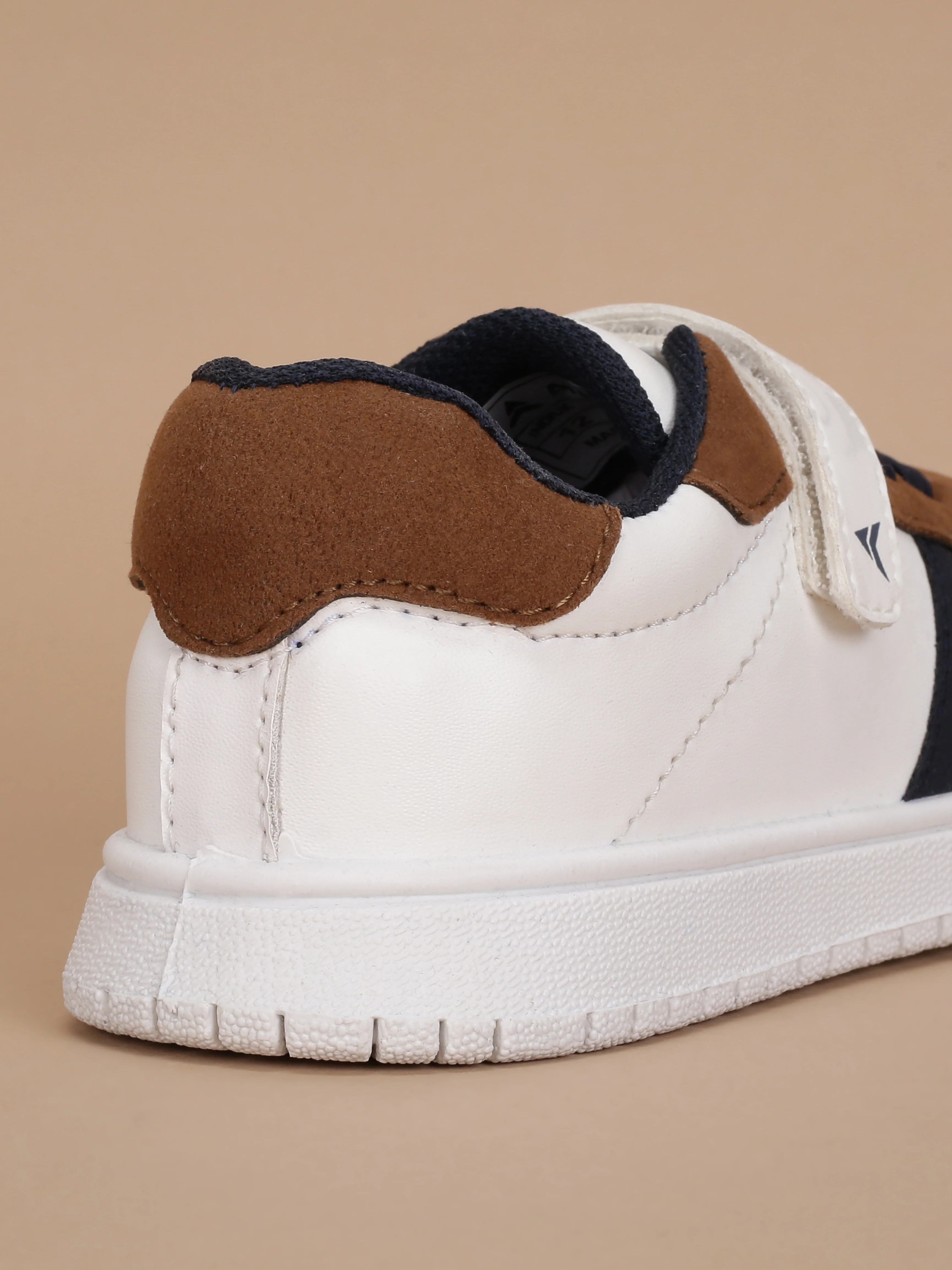 Avant Kids MiniVogue Sneakers - Tan/Navy - Image 9