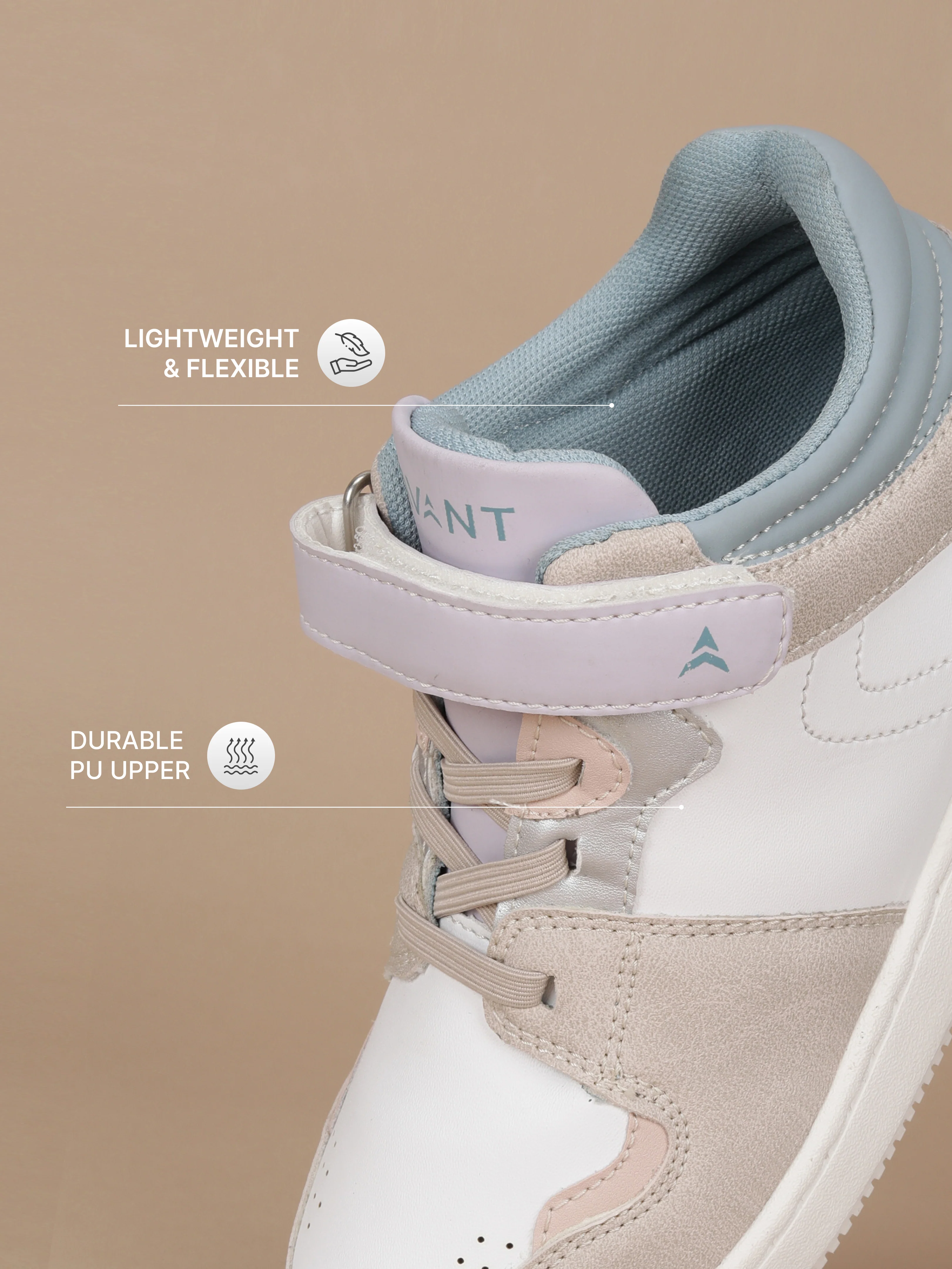 Avant Kids' TinyTrail Sneakers - Beige - Image 4
