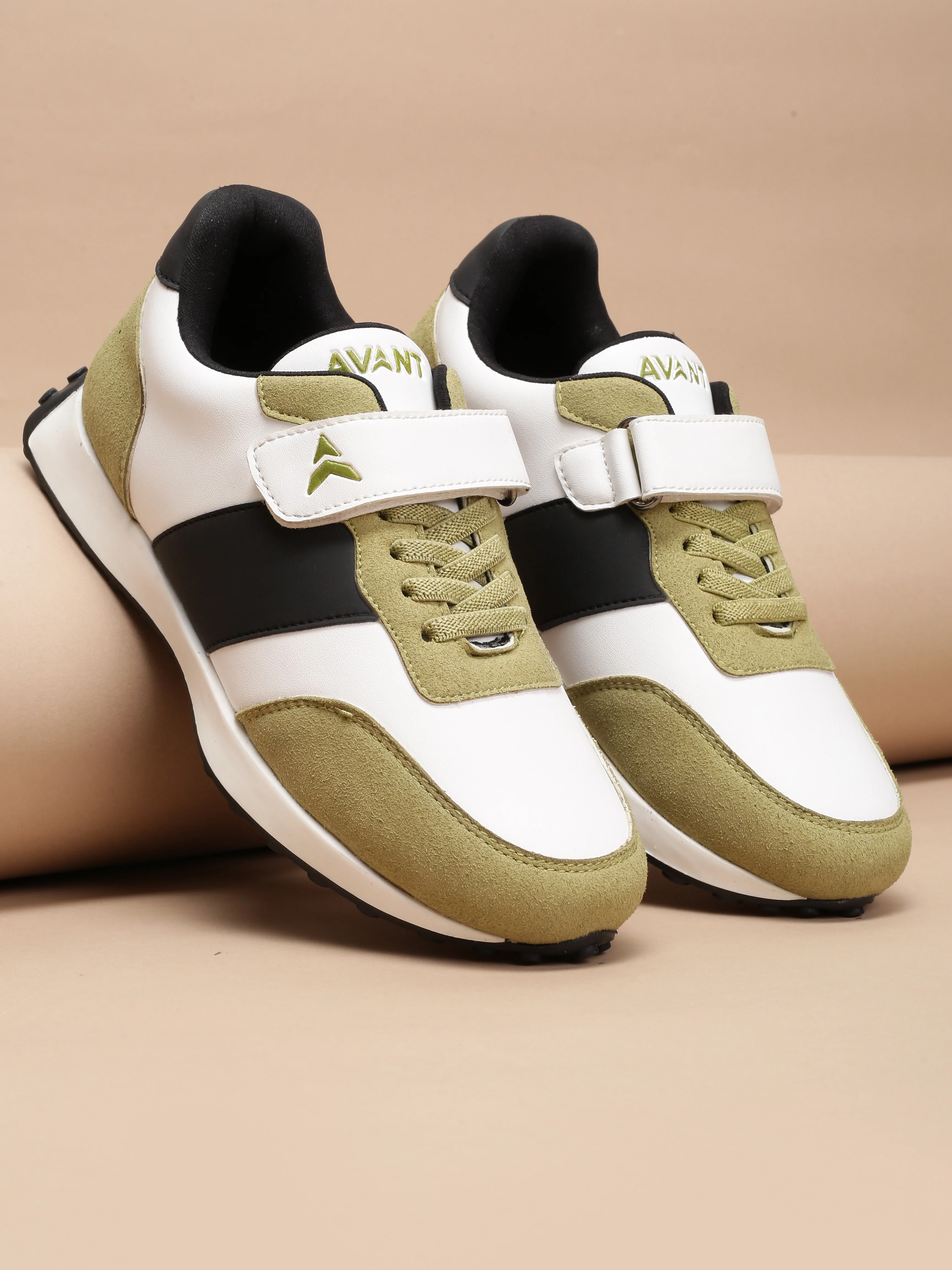 Avant Kids' TrailPals Sneakers - Olive/Black - Image 2