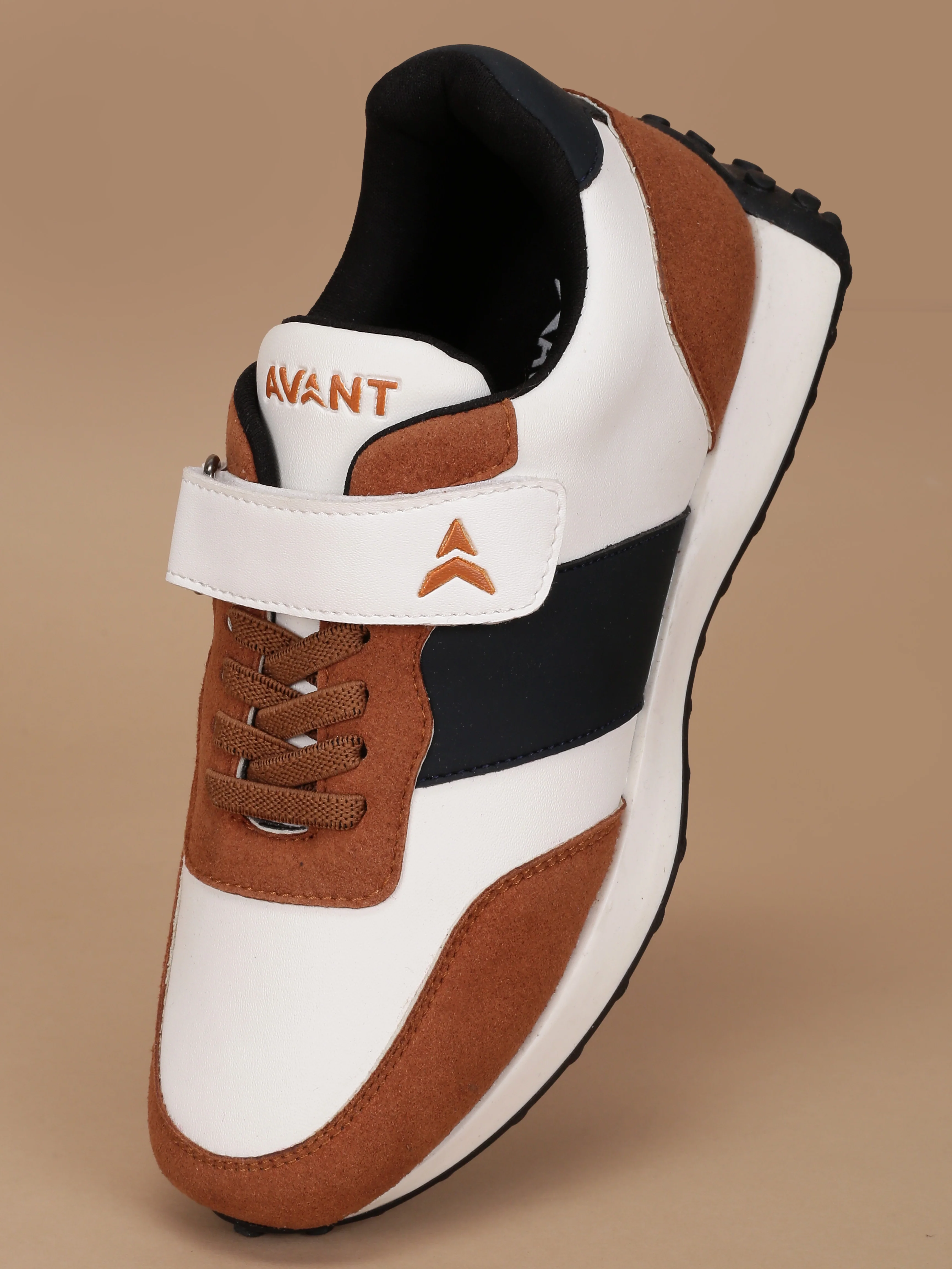 Avant Kids' TrailPals Sneakers - Tan/Navy - Image 8