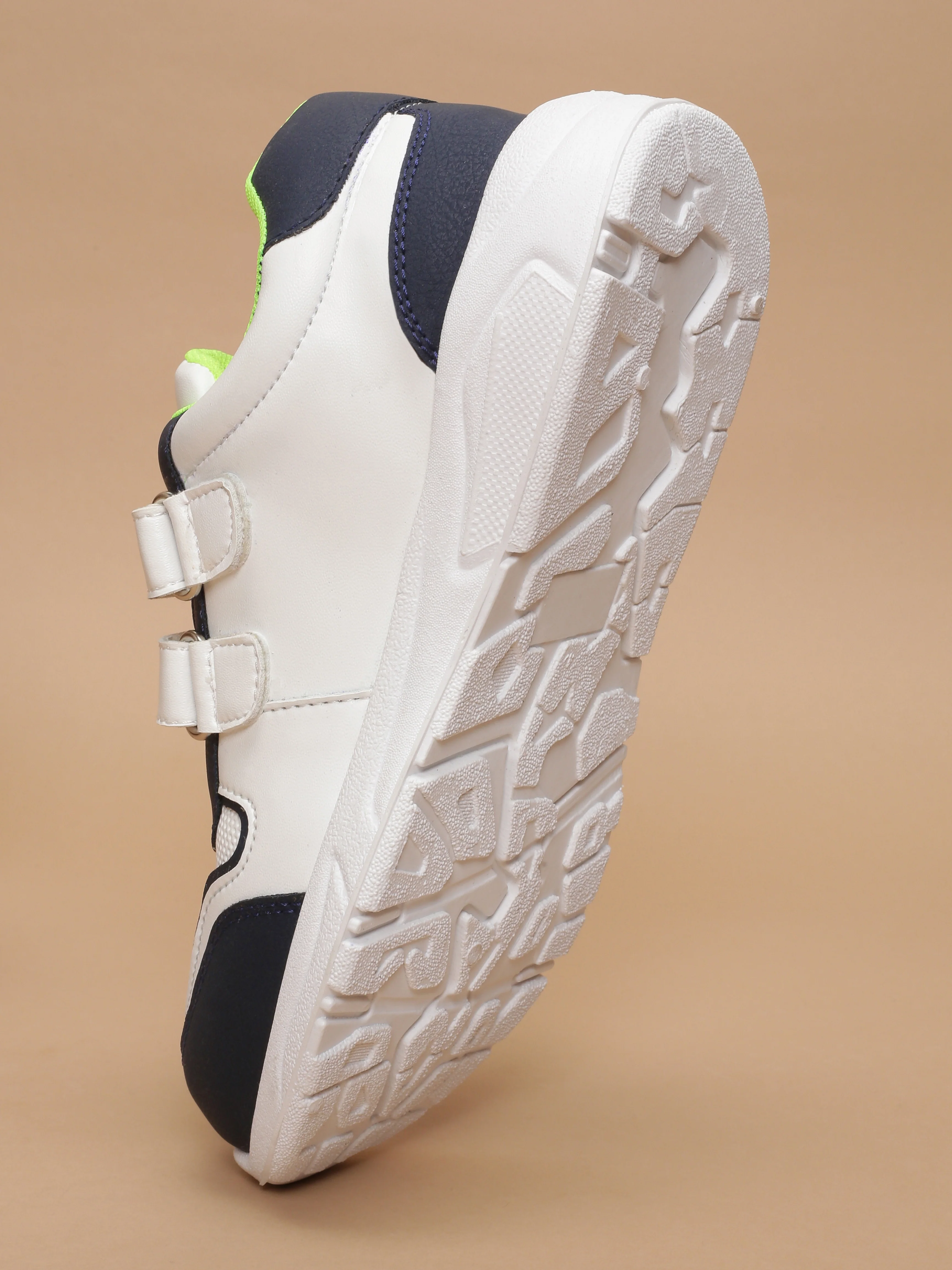 Avant Kids TurboTots Sneaker - White/Navy Blue - Image 7