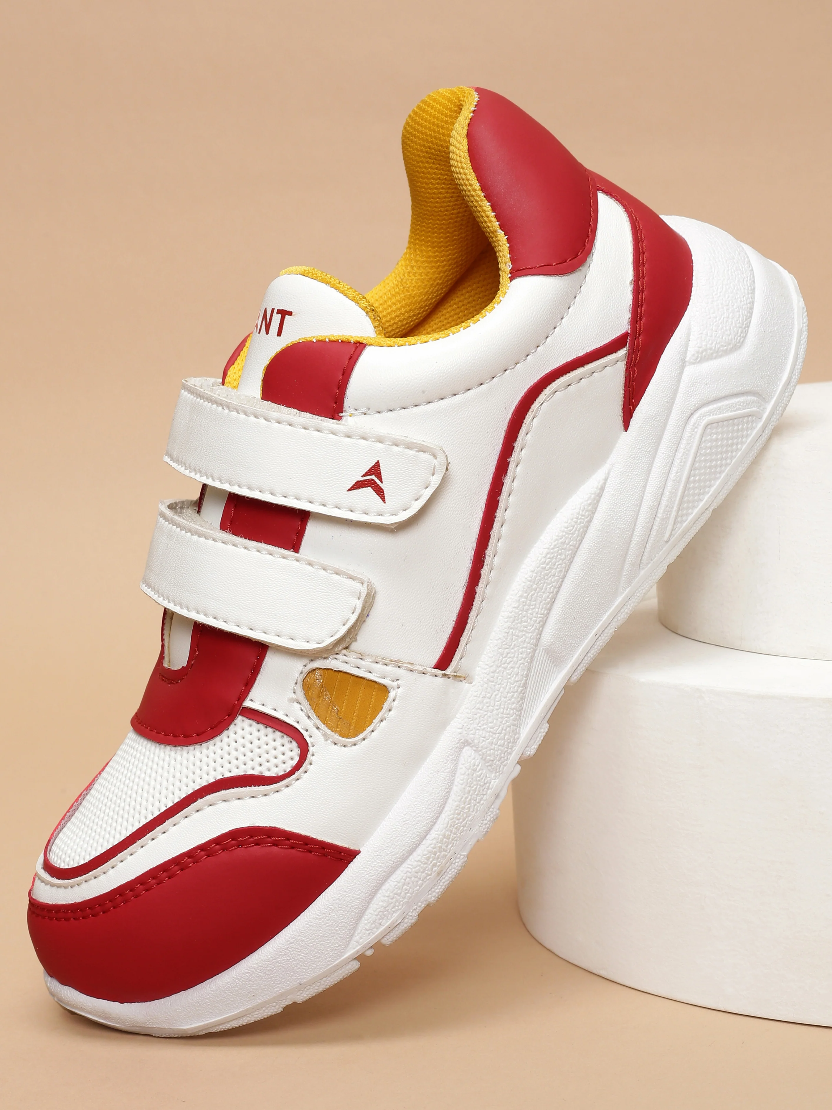 Avant Kids TurboTots Sneaker - White/Red - Image 2