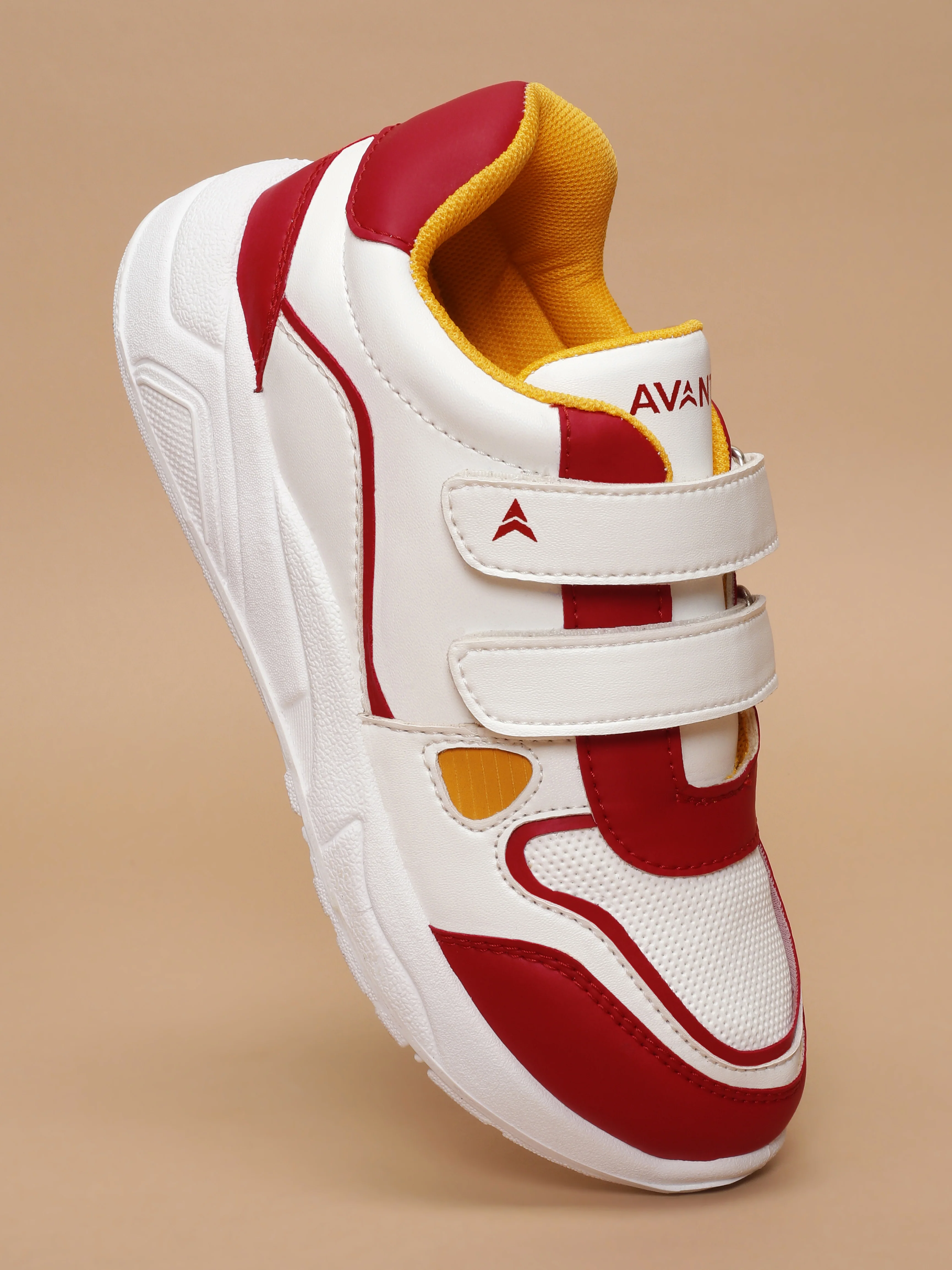 Avant Kids TurboTots Sneaker - White/Red - Image 6