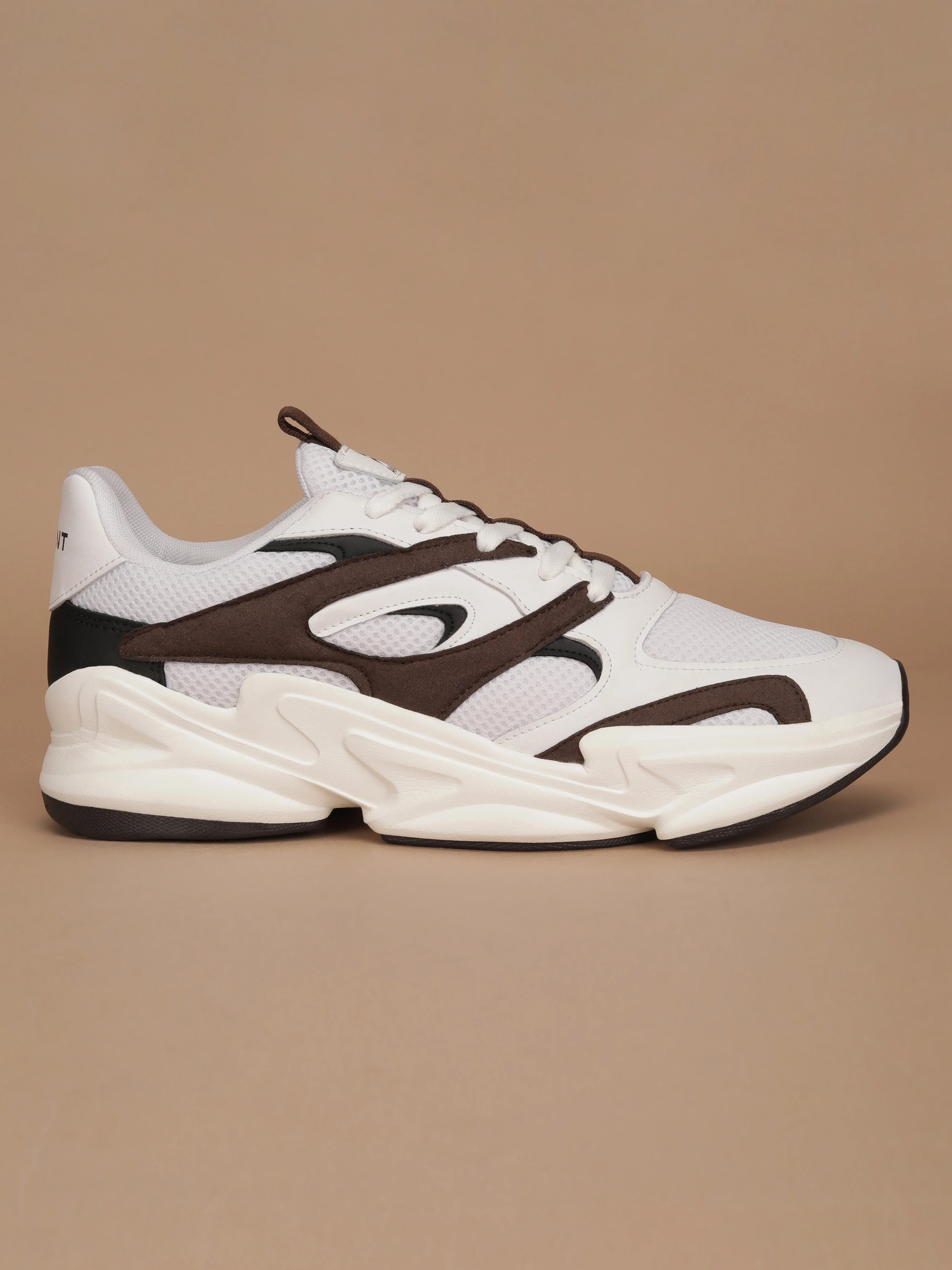 Avant Men DriftPulse Sneakers - White/Brown - Image 3