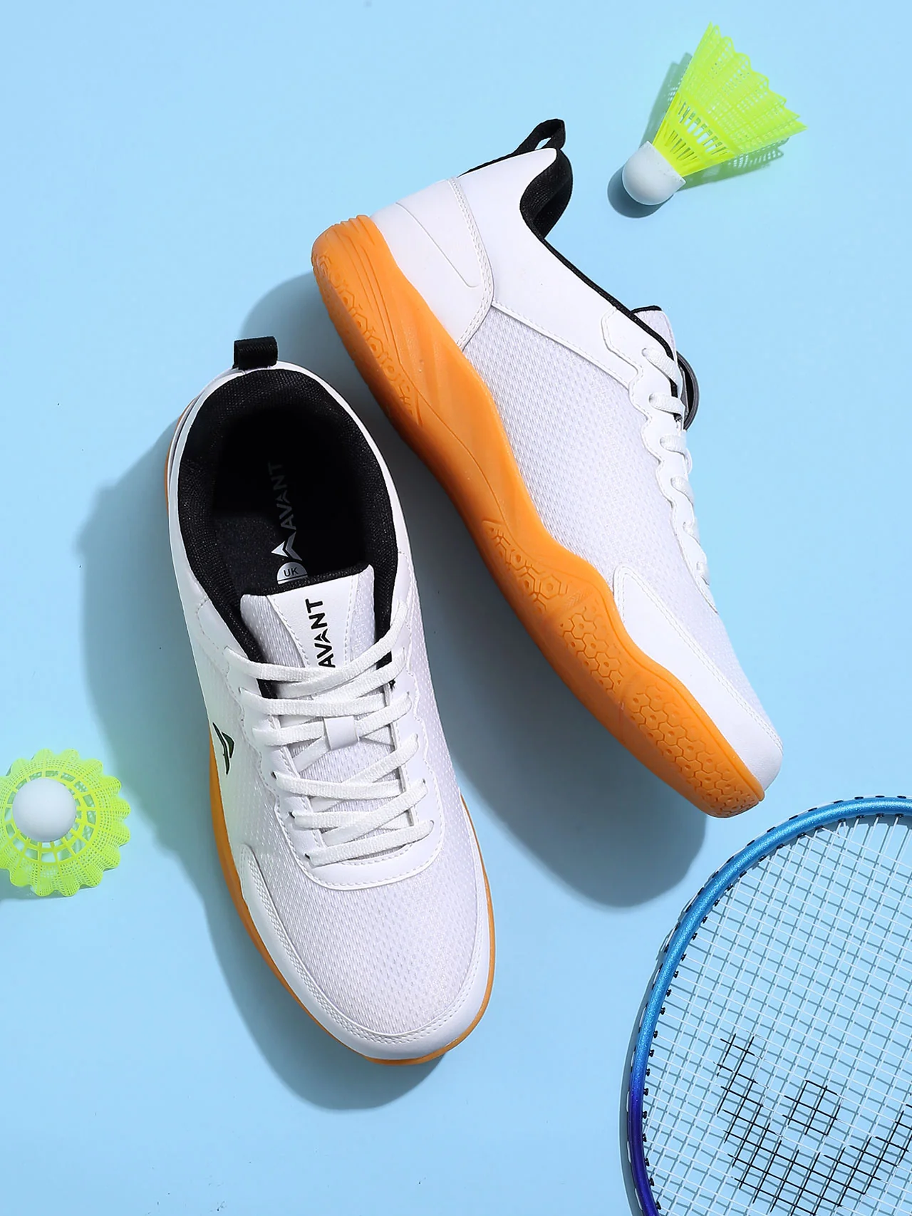 Avant Men's Ace Badminton Shoes - White - Image 10