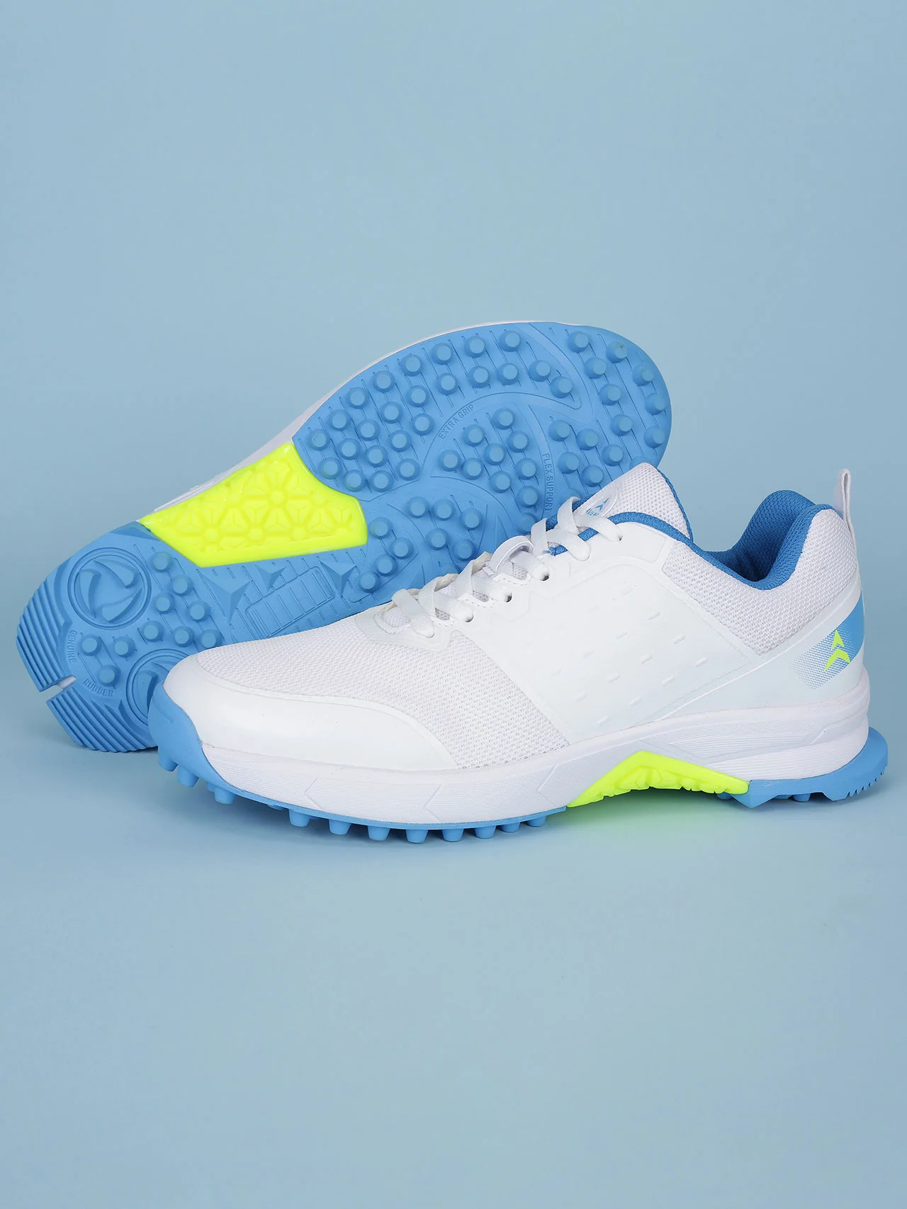 Avant Men's Active Force Cricket Shoes - White/Teal - Image 6