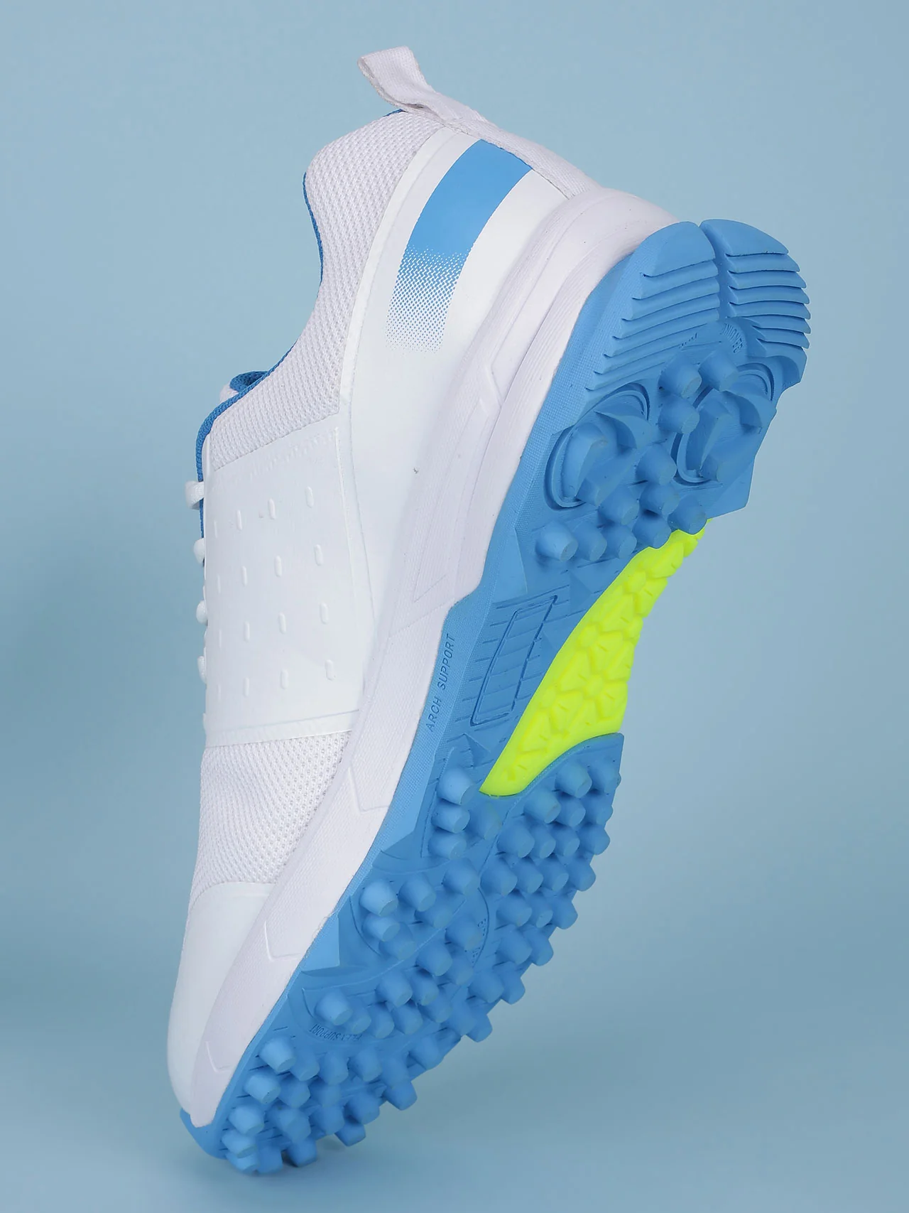 Avant Men's Active Force Cricket Shoes - White/Teal - Image 7