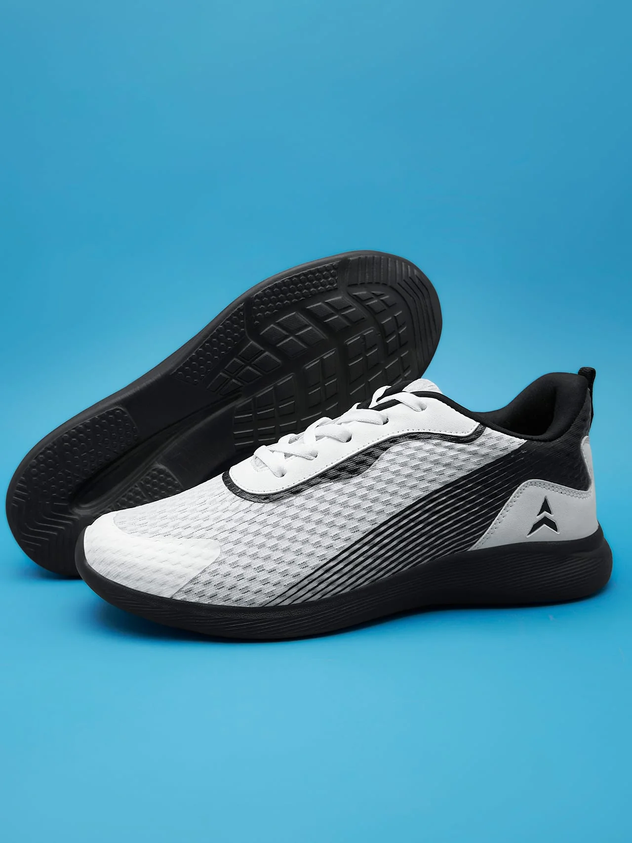 Avant Men's Alpha Sports Shoes-White/Black - Image 6
