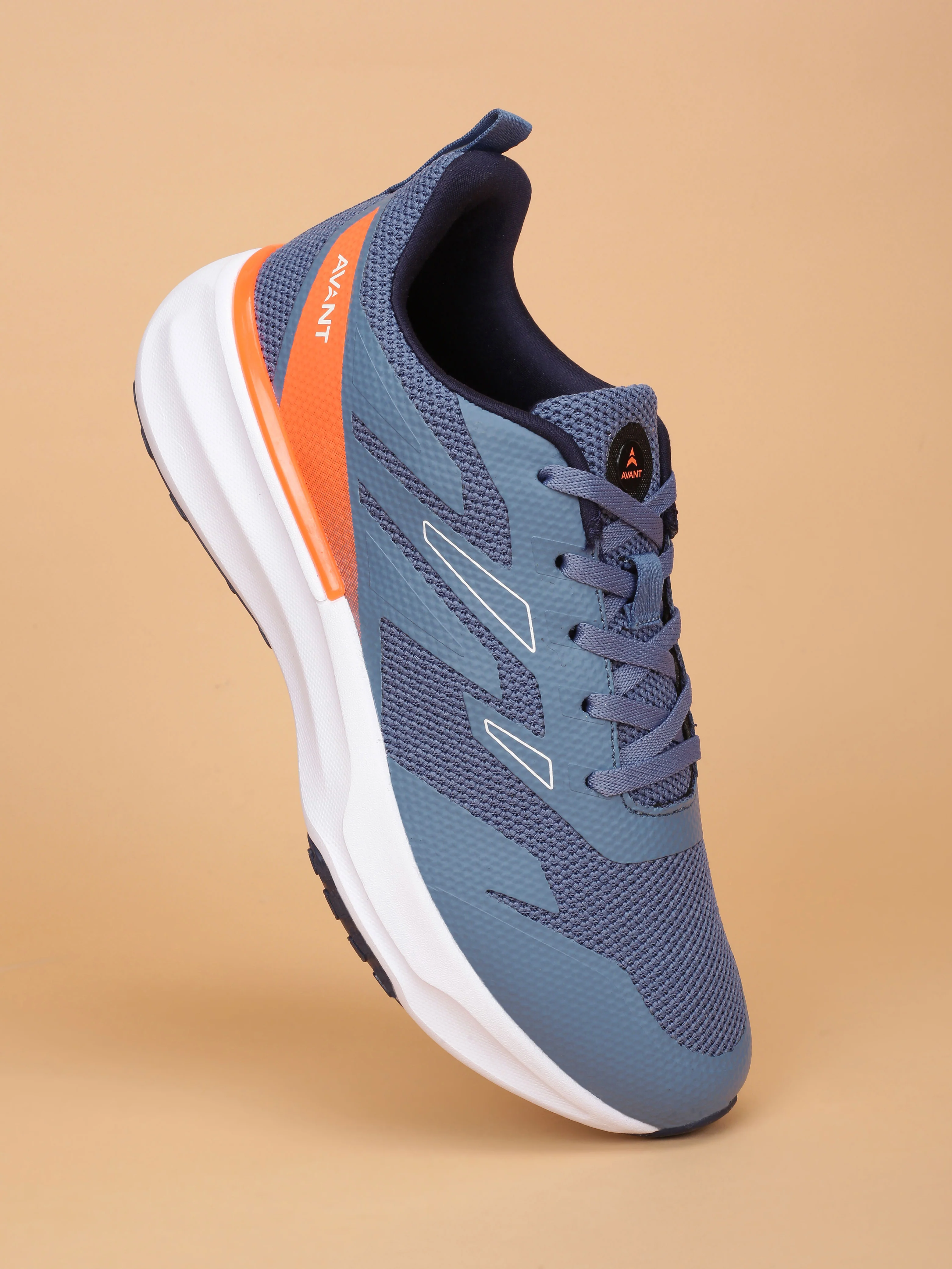 Avant Men's Aqua Ignite Sneaker Shoes - Blue/Orange - Image 10