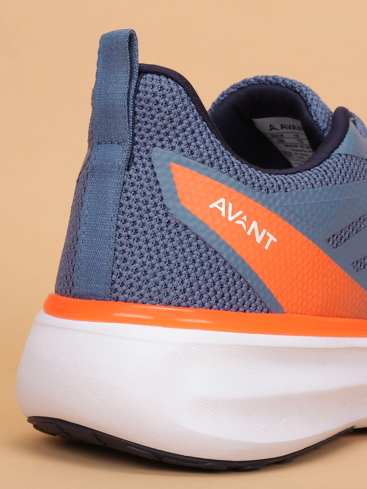 Avant Men's Aqua Ignite Sneaker Shoes - Blue/Orange - Image 8