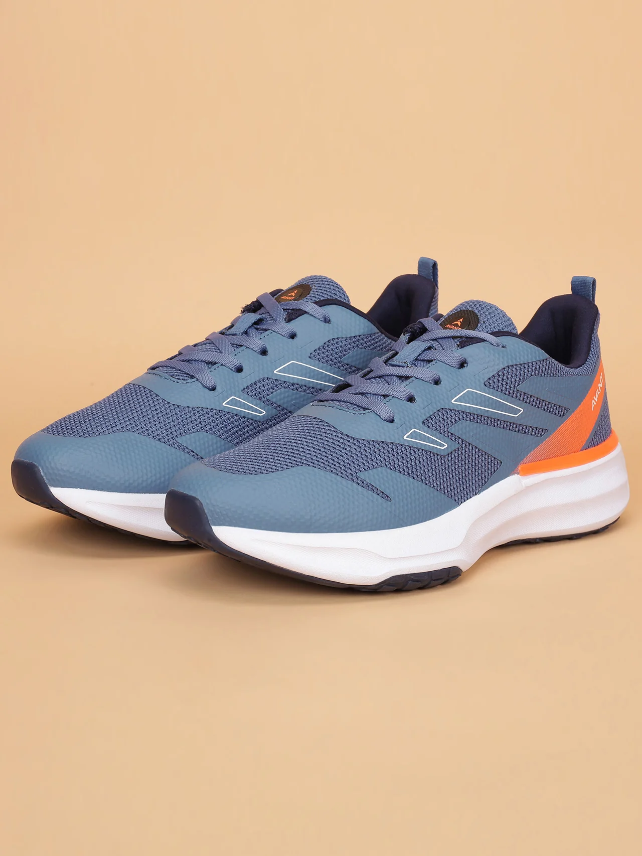 Avant Men's Aqua Ignite Sneaker Shoes - Blue/Orange - Image 9