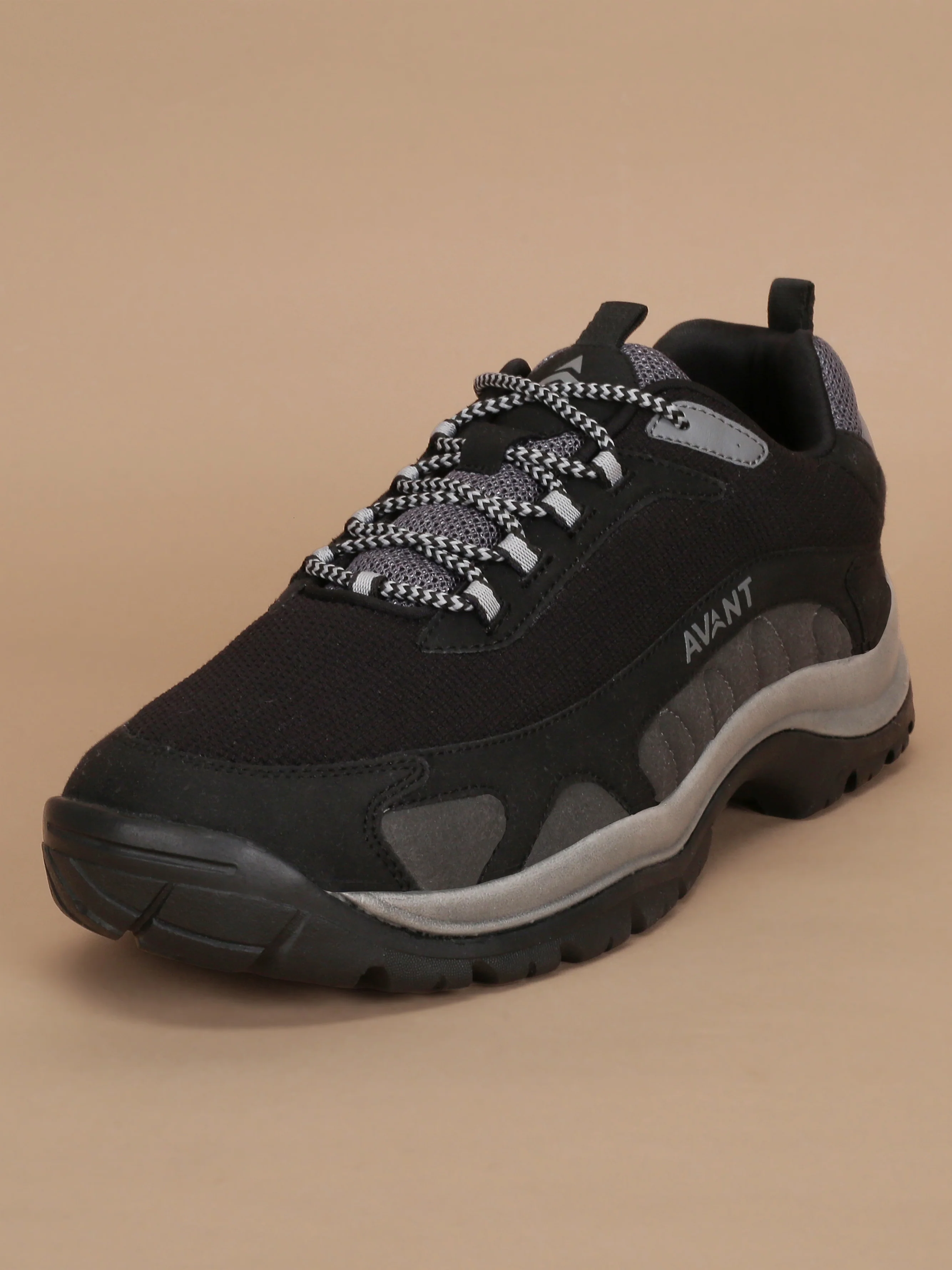 Avant Men's Atlas Walker Outdoor Shoes - Black/Grey - Image 2