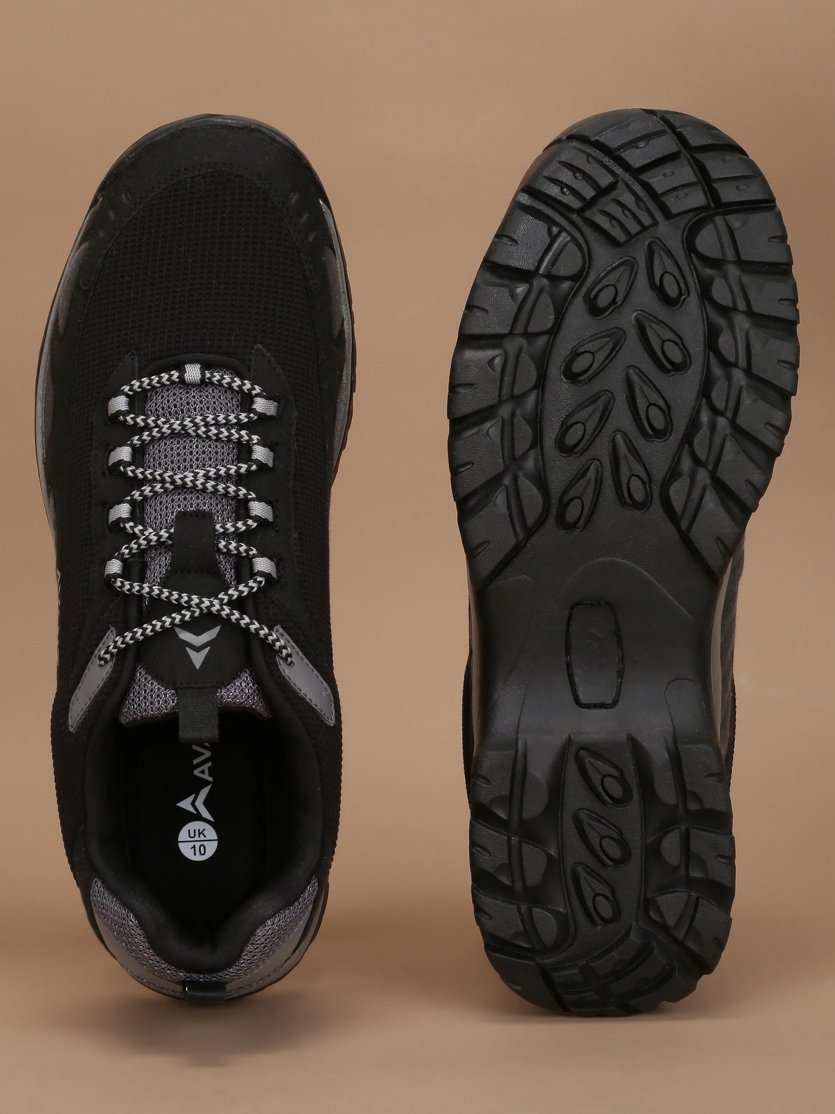 Avant Men's Atlas Walker Outdoor Shoes - Black/Grey - Image 4