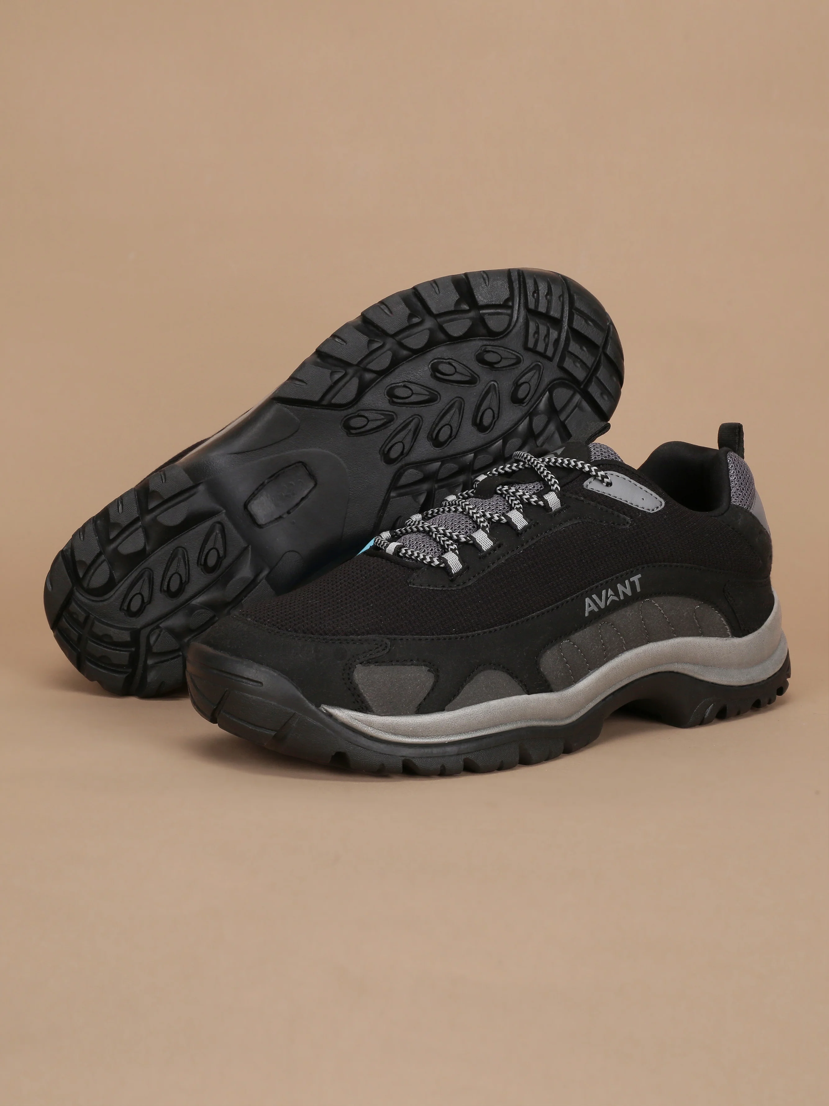 Avant Men's Atlas Walker Outdoor Shoes - Black/Grey - Image 9